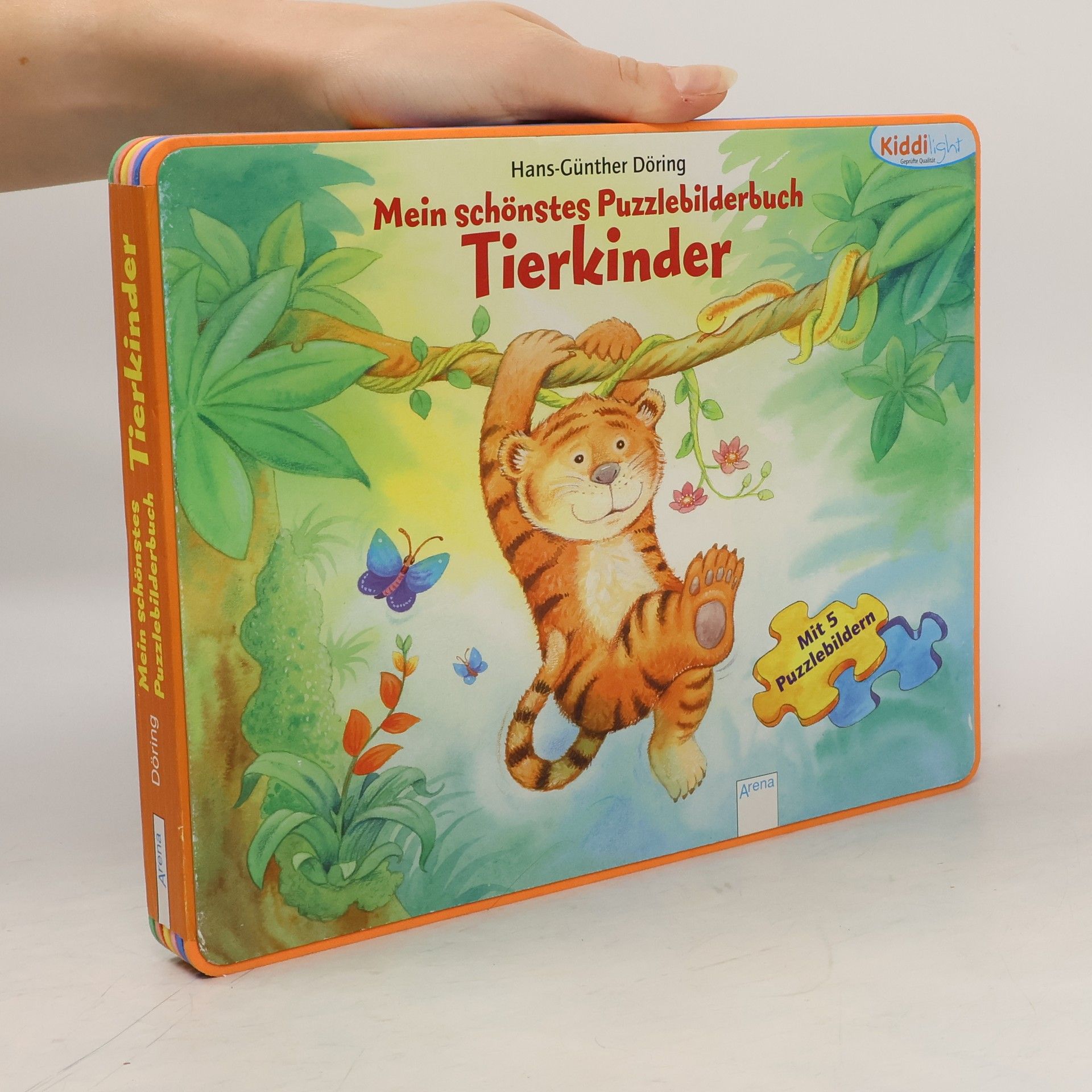 Hans Günther Döring Mein schönstes Puzzlebilderbuch - Tierkinder. Mit 5 Puzzlebildern