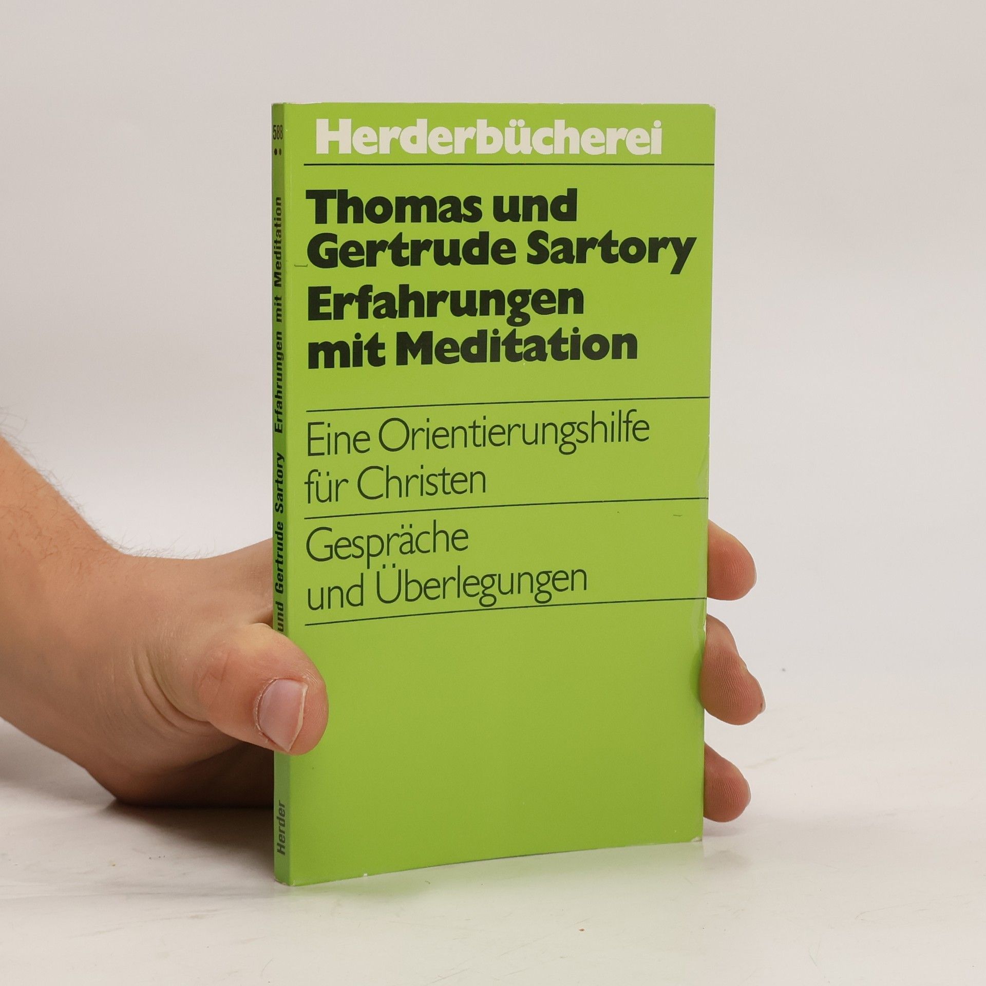 Thomas Sartory Erfahrungen mit Meditation