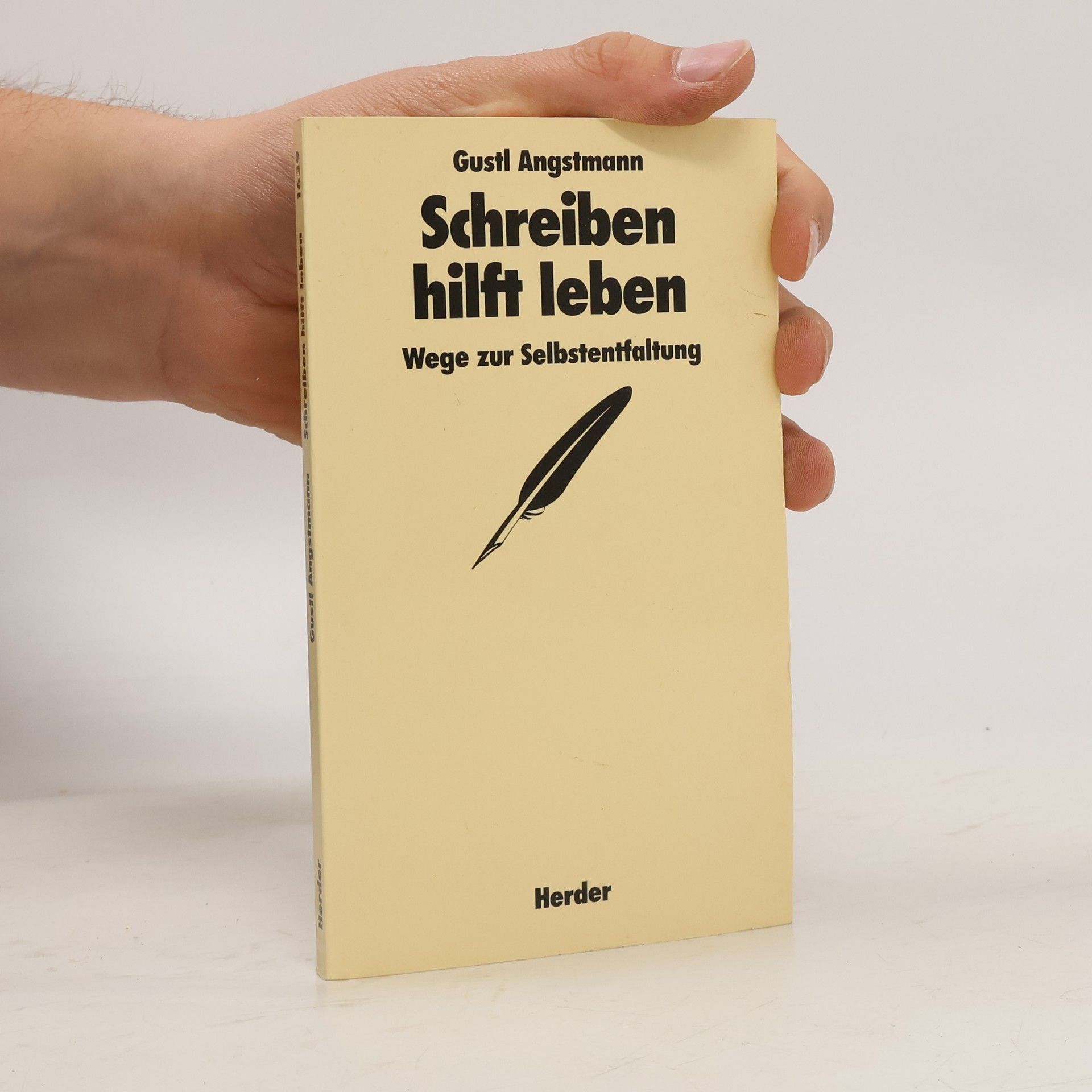 Gustl Angstmann Schreiben hilft leben