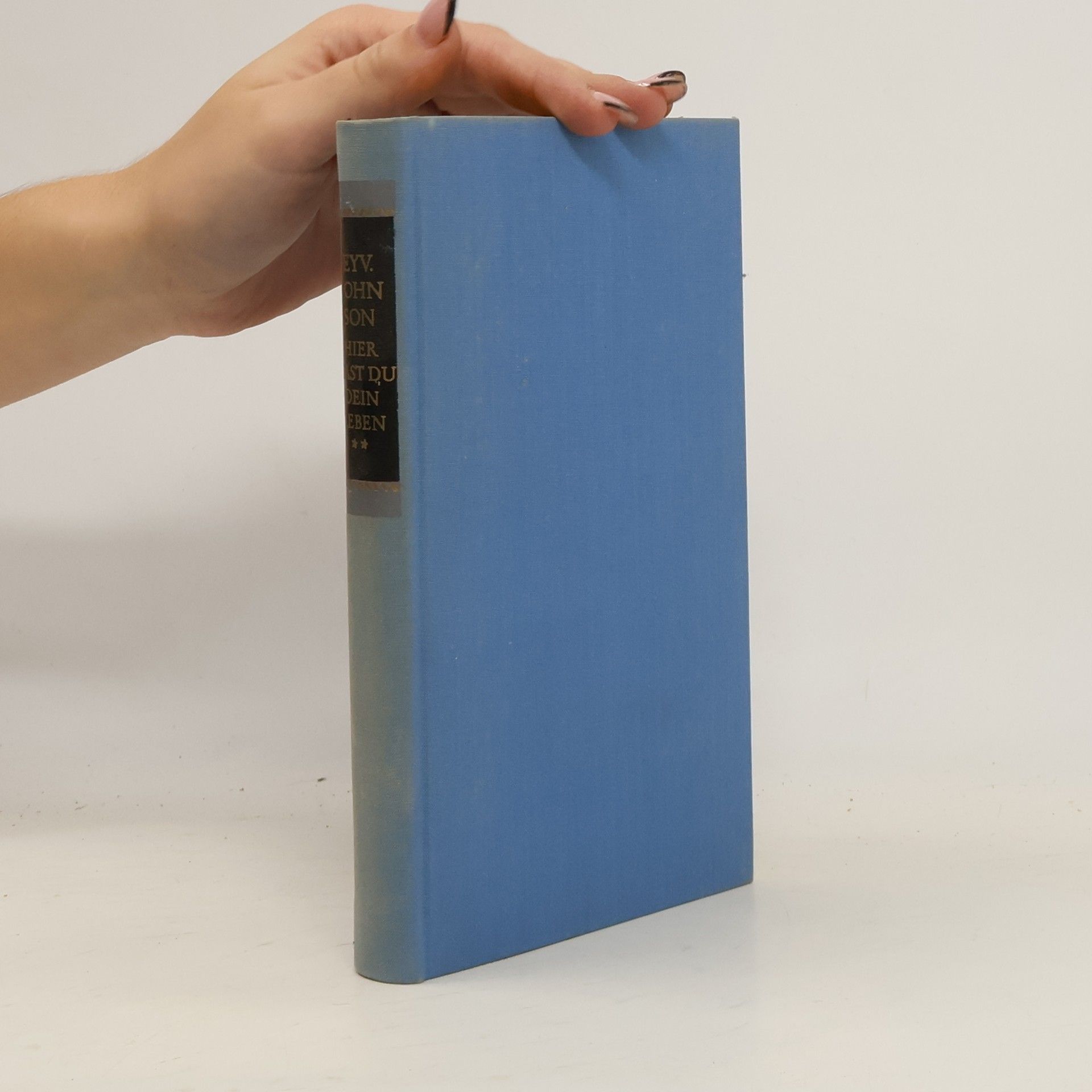 Eyvind Johnson Hier hast du dein Leben