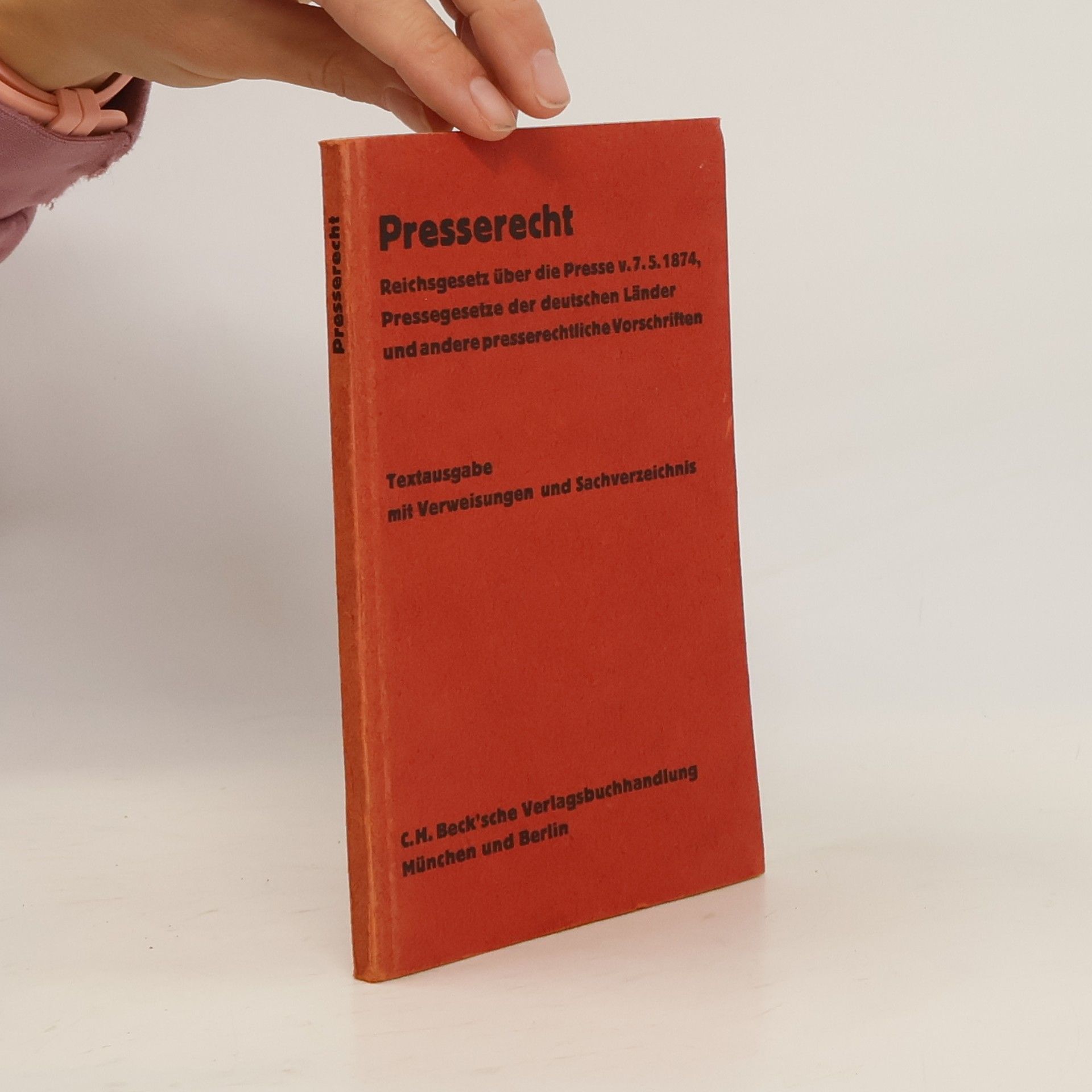 Collectif d'auteurs Presserecht