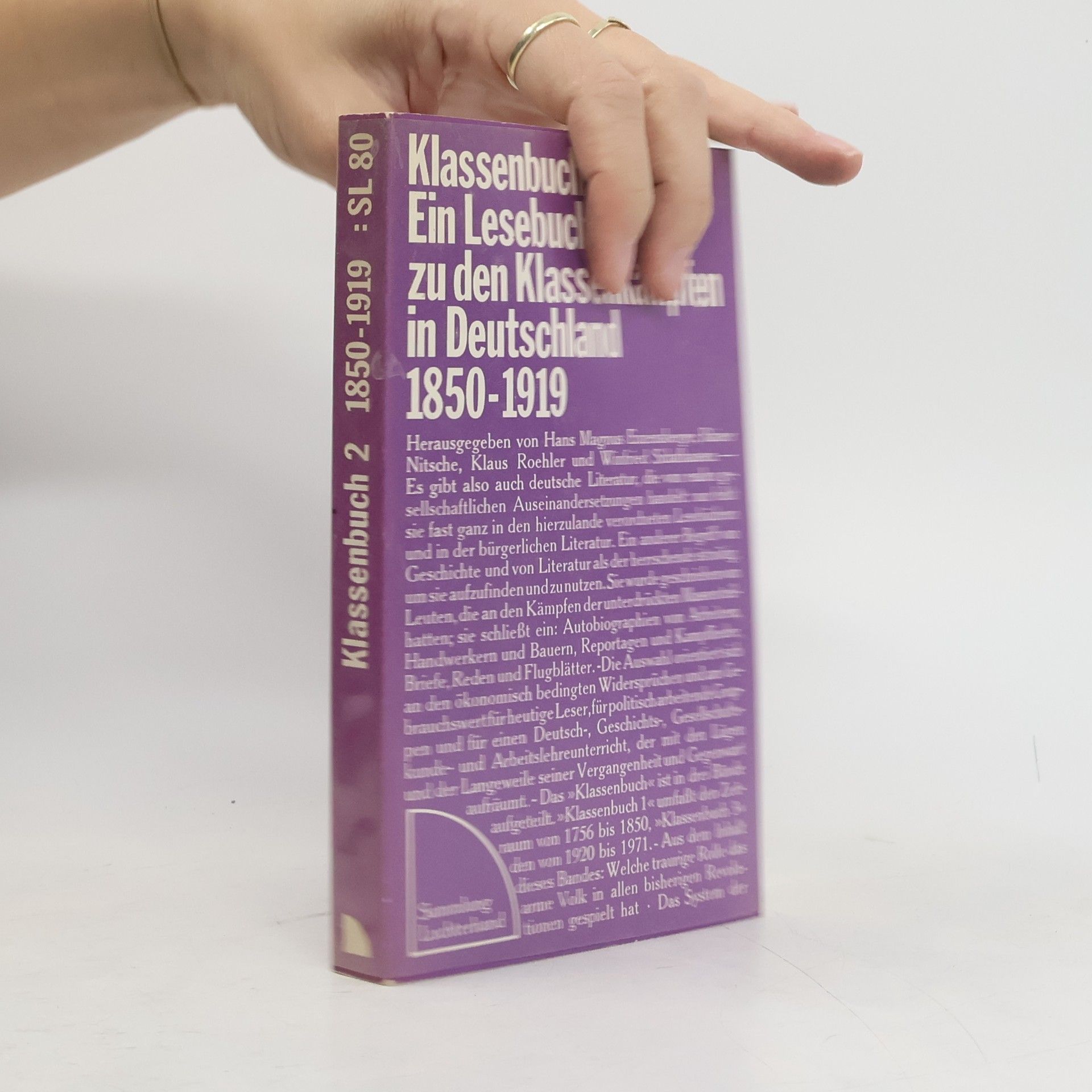 AA.VV. Klassenbuch 2. Ein Lesen buch zu den Klassenkämpf in Deutschland 1850-1919
