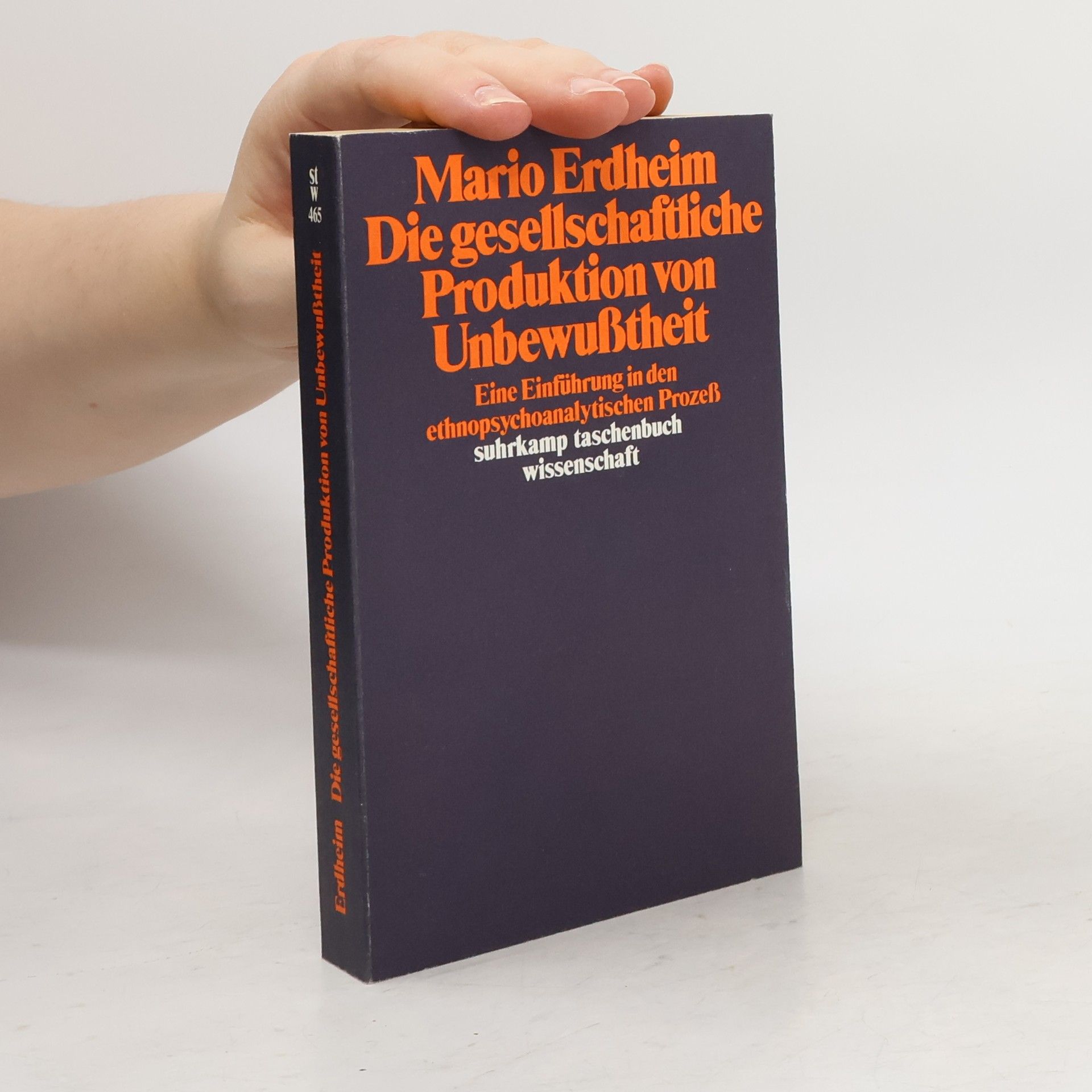 Mario Erdheim Die gesellschaftliche Produktion von Unbewusstheit