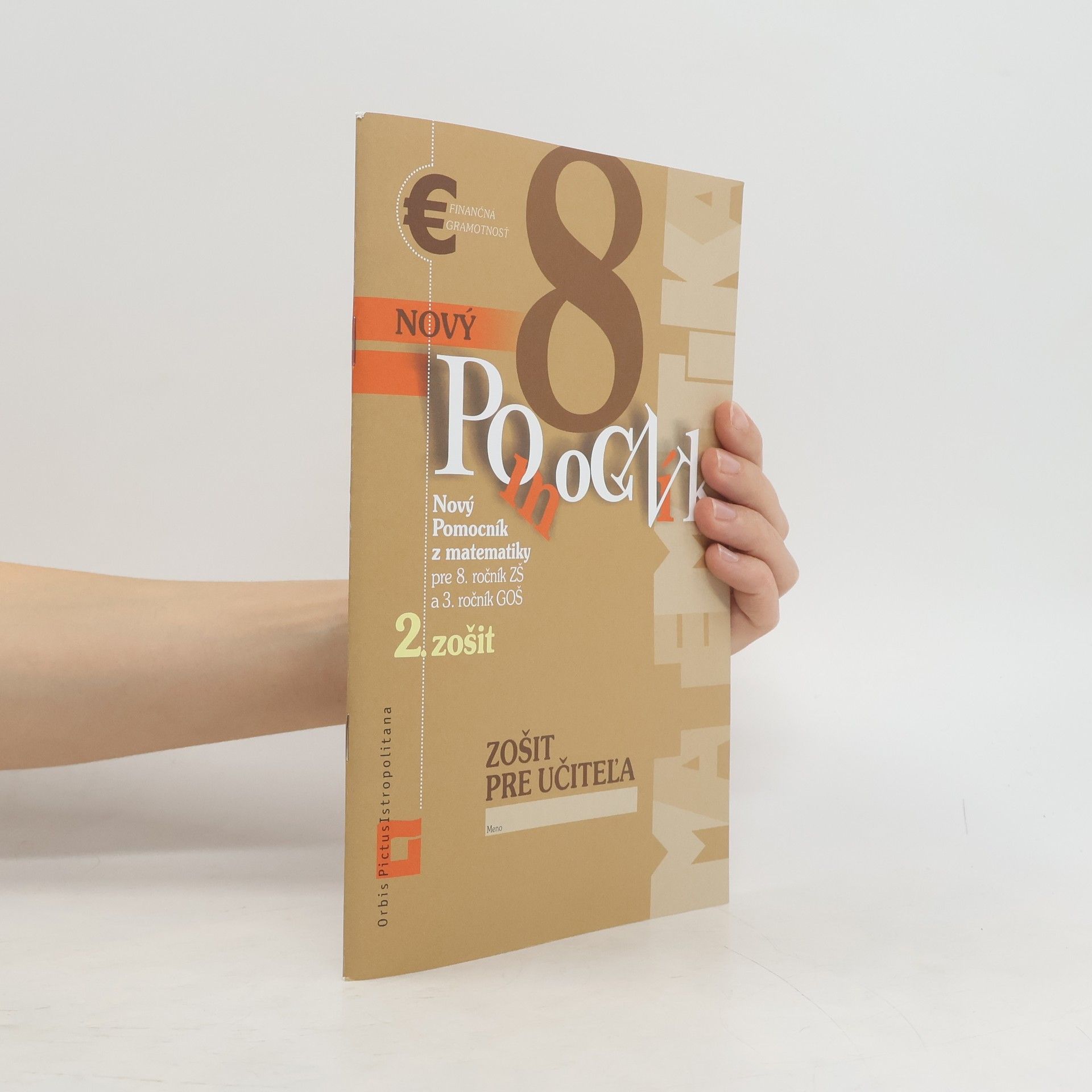 Nový pomocník z matematiky 8 - 2. zošit - Zošit pre učiteľa