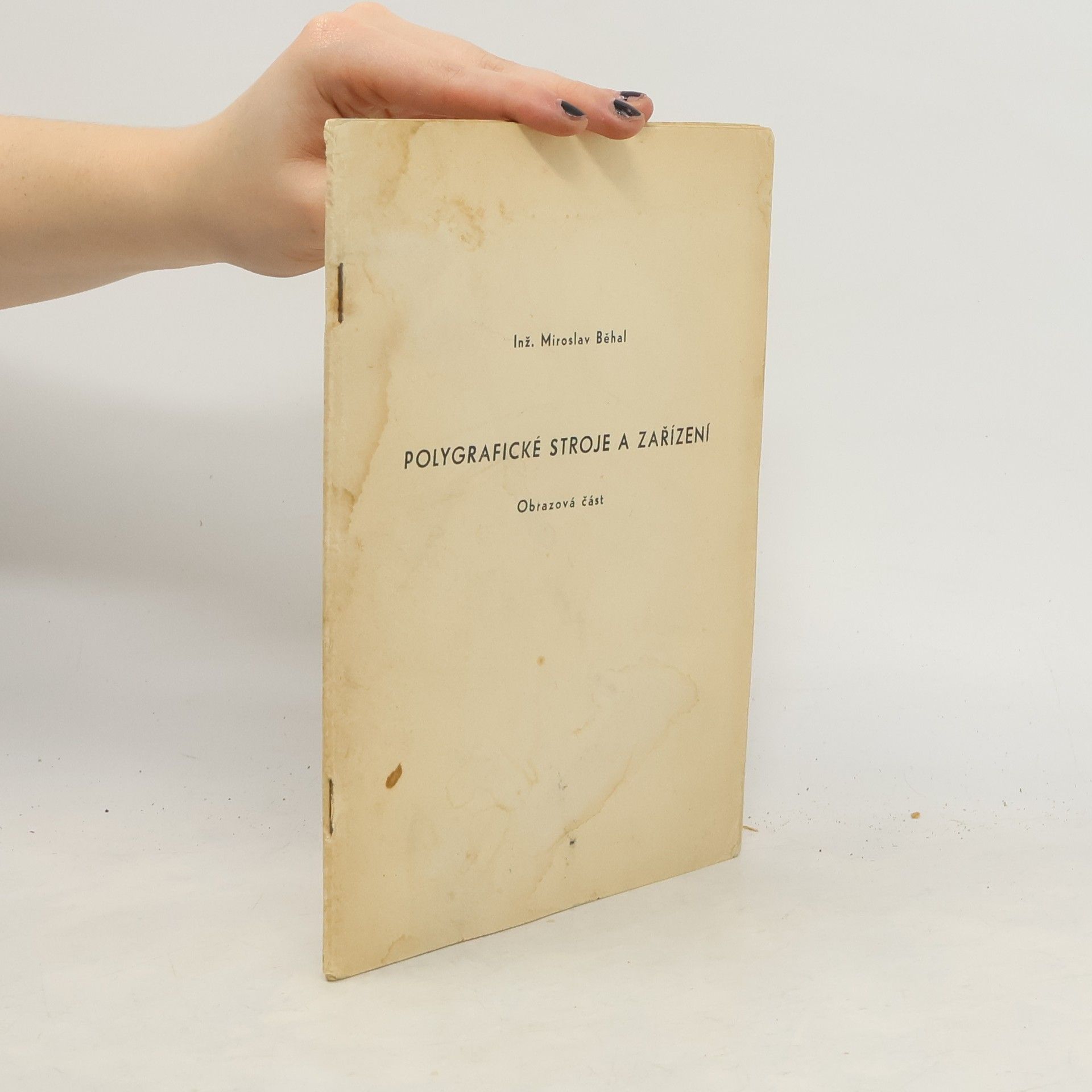 Polygrafické stroje a zařízení. Obrazová část