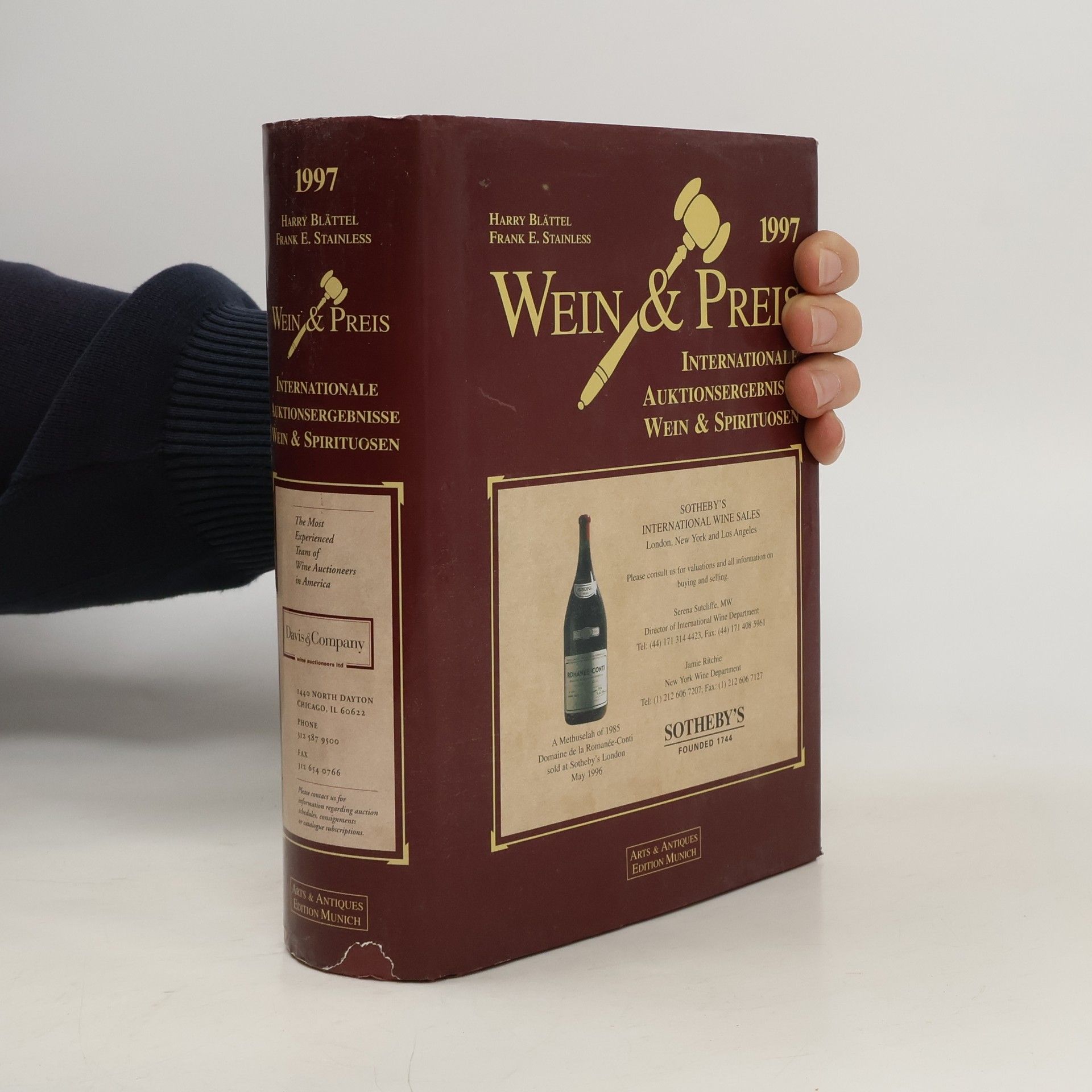 Harry Blättel Arts & Antiques Edition Munich - 1997: Wine & Price = Wein & Preis = Vin & Prix