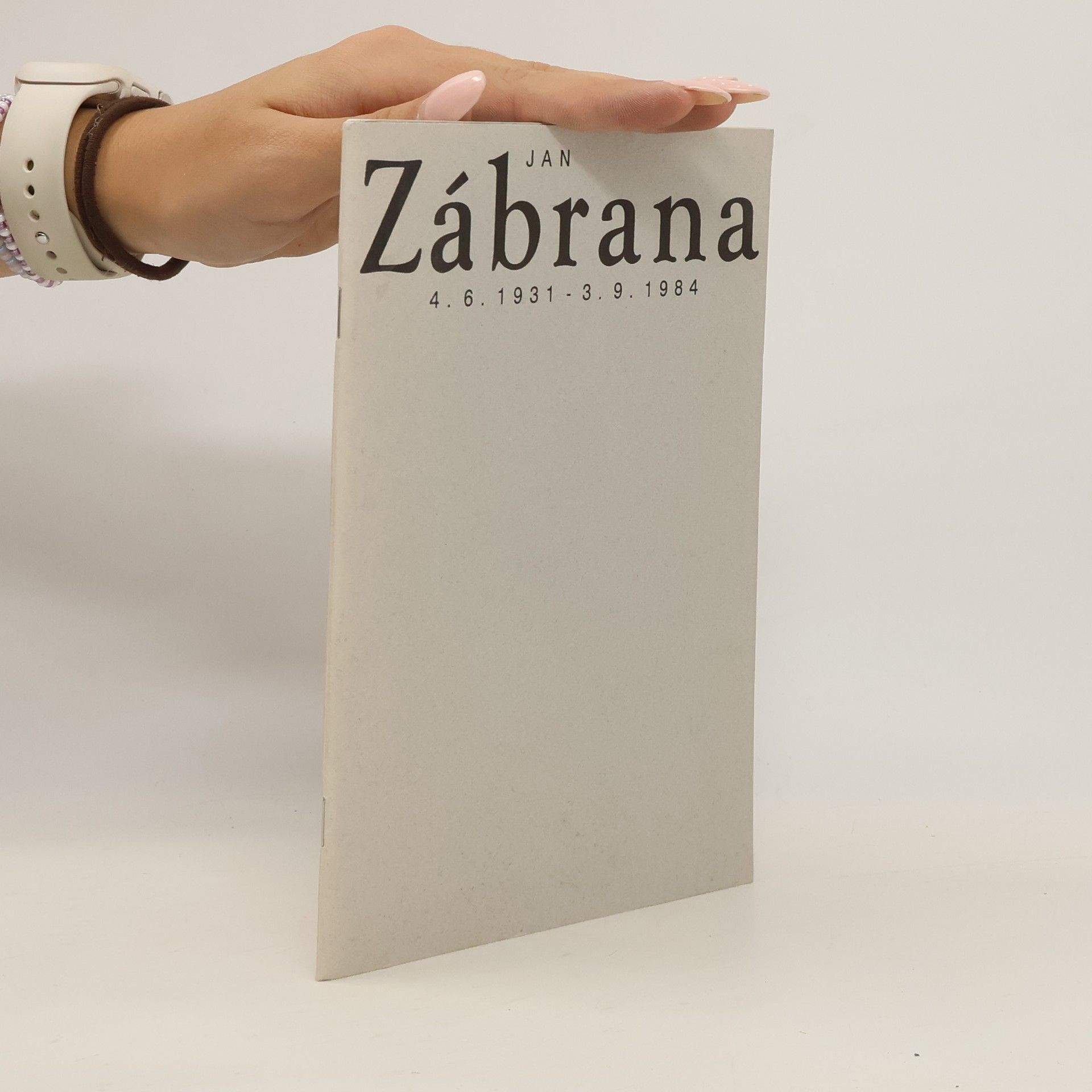 Auteurscollectief Jan Zábrana 4.6. 1931 - 3.9. 1984