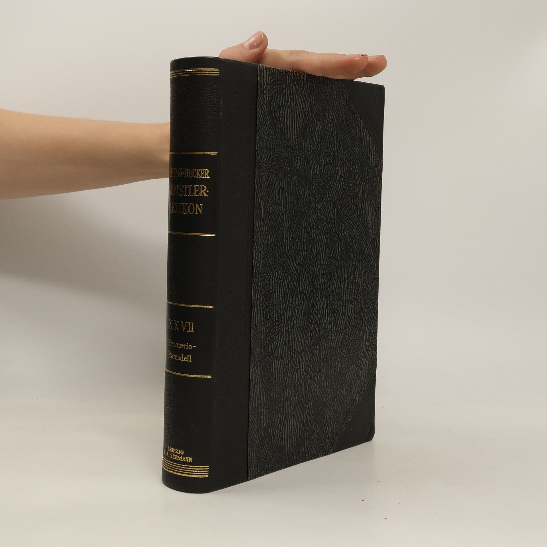 Hans Vollmer Allgemeines Lexikon der bildenden Künstler 27