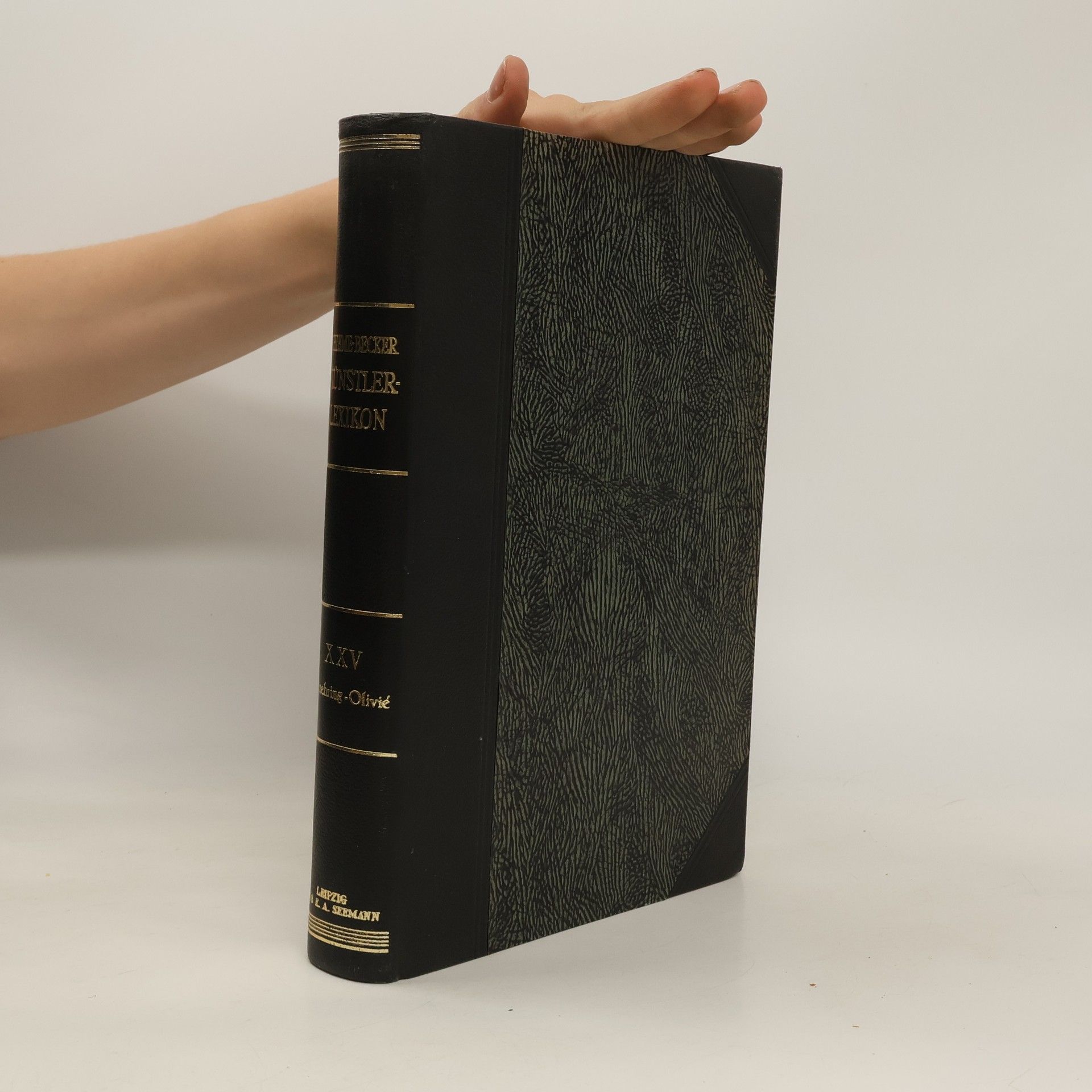 Hans Vollmer Allgemeines Lexikon der bildenden Künstler von der Antike bis zur Gegenwart 25