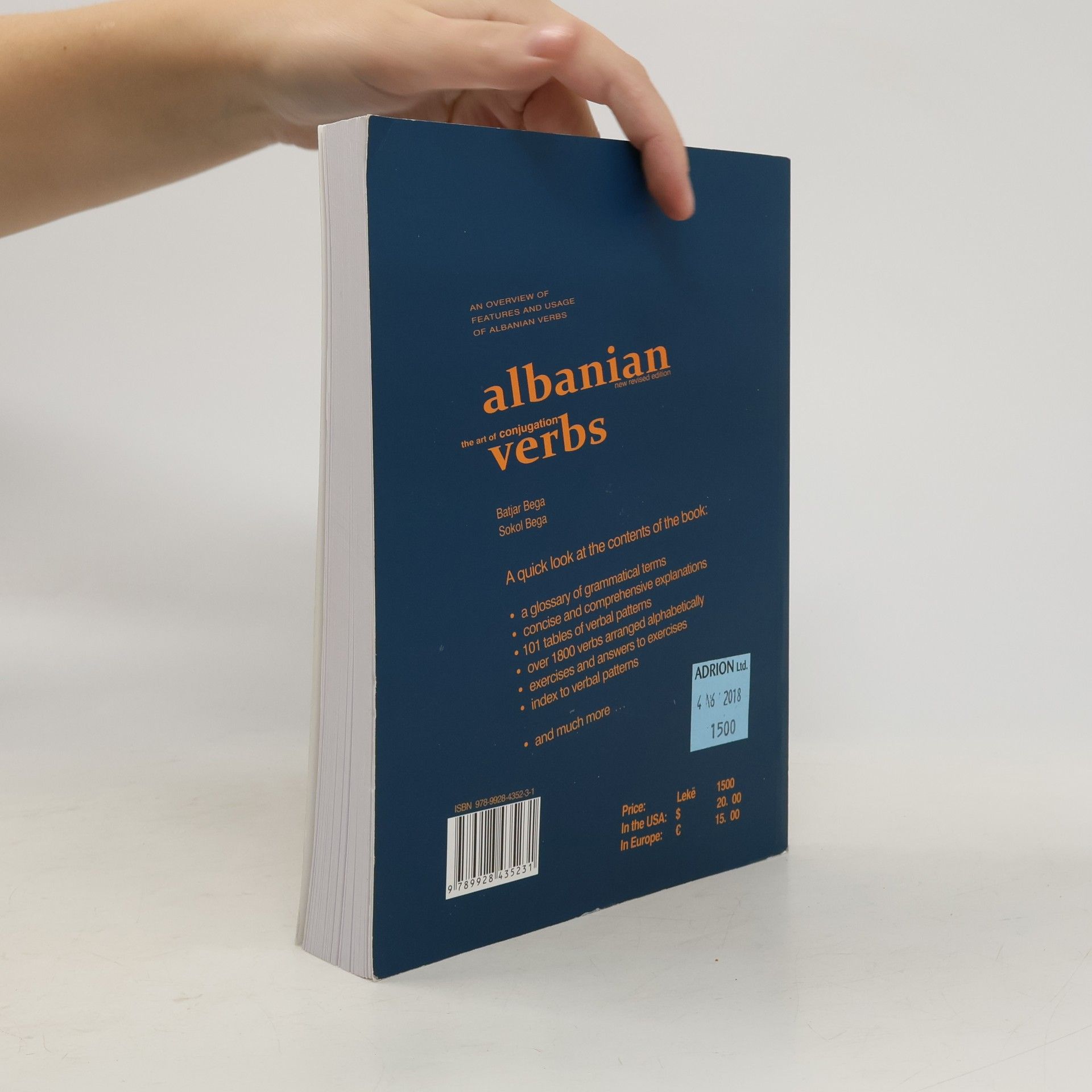 Batjar Bega Albanian Verbs