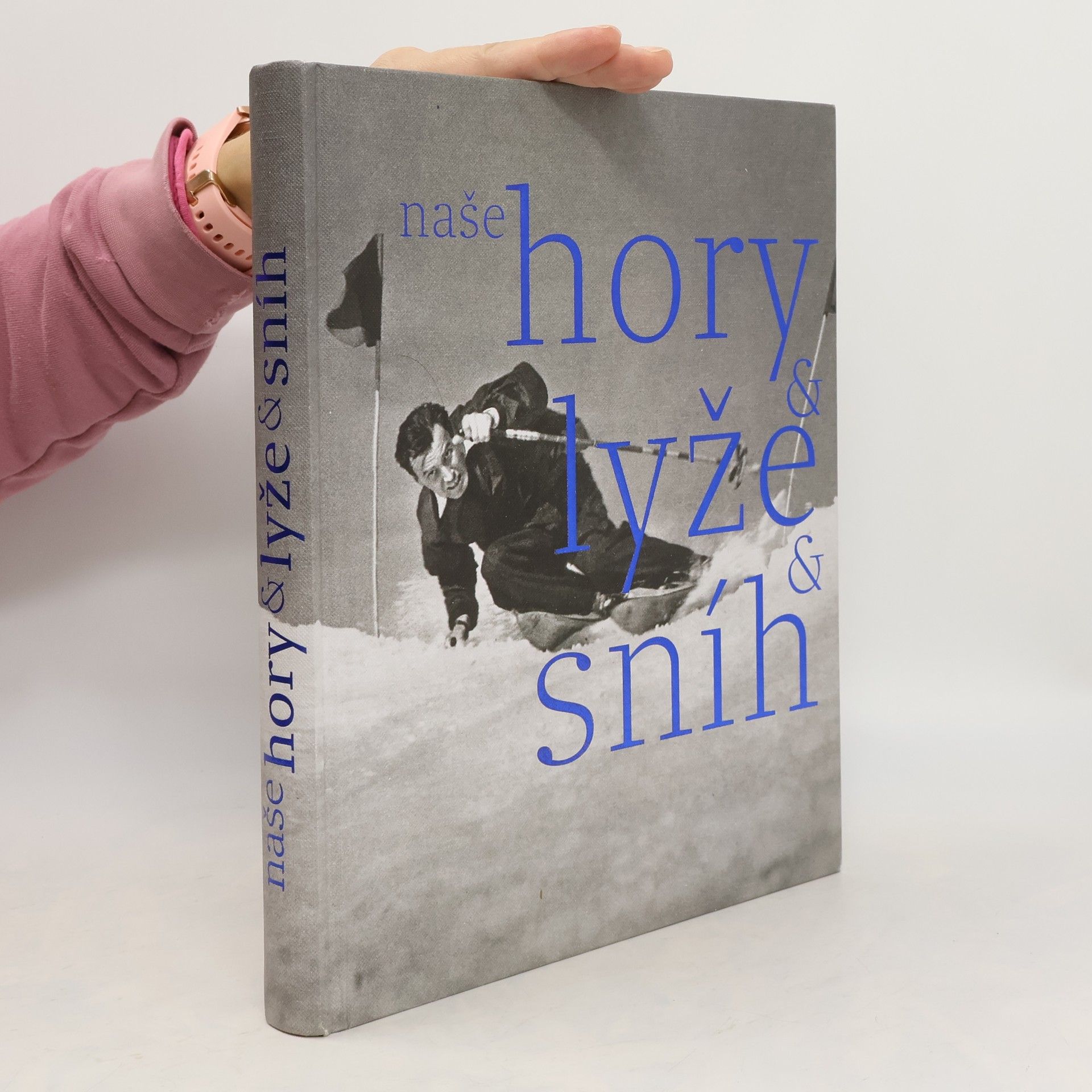 Herbert Slavík Naše hory, lyže, sníh