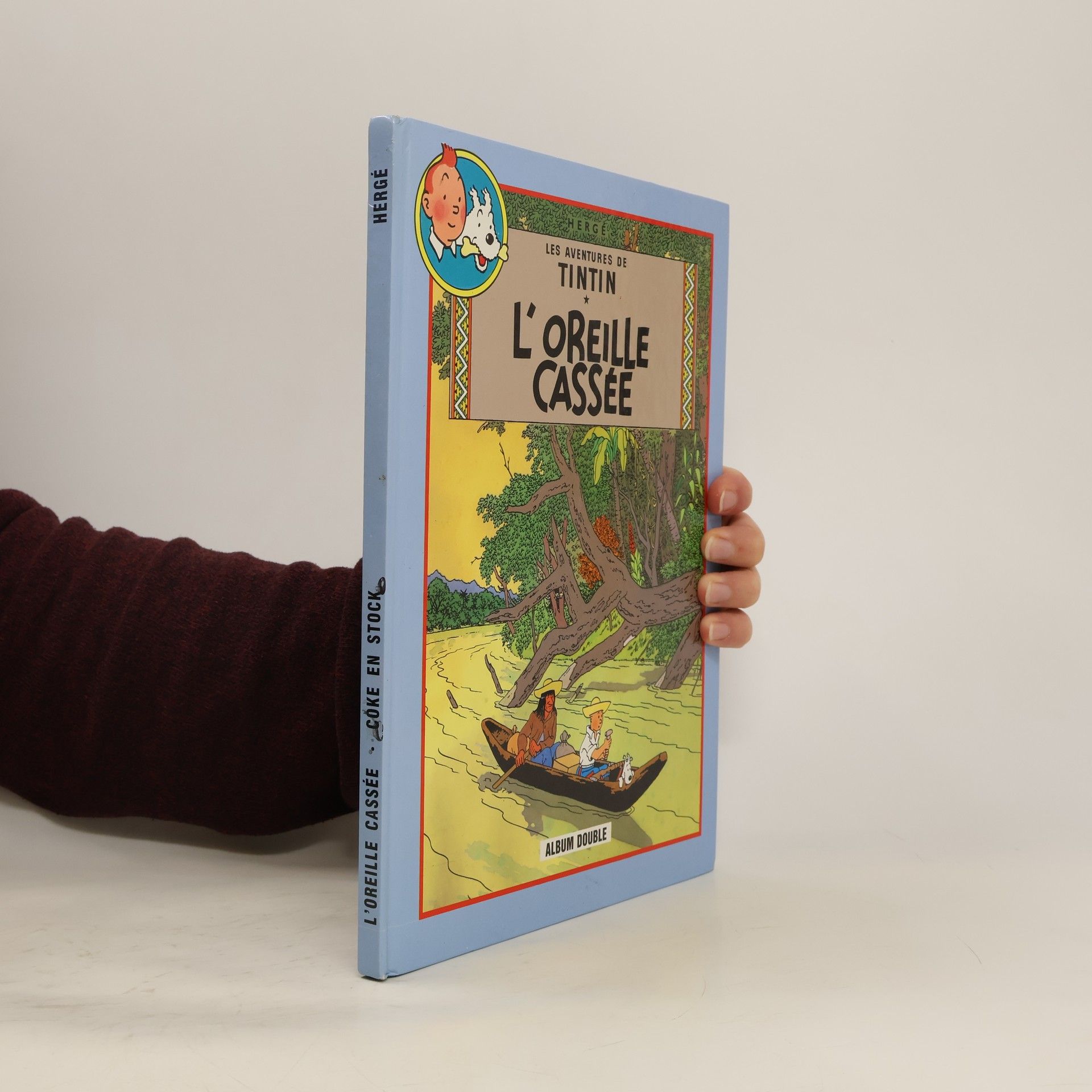 Hergé Les Aventures de Tintin: L'Oreille cassée & Coke en stock