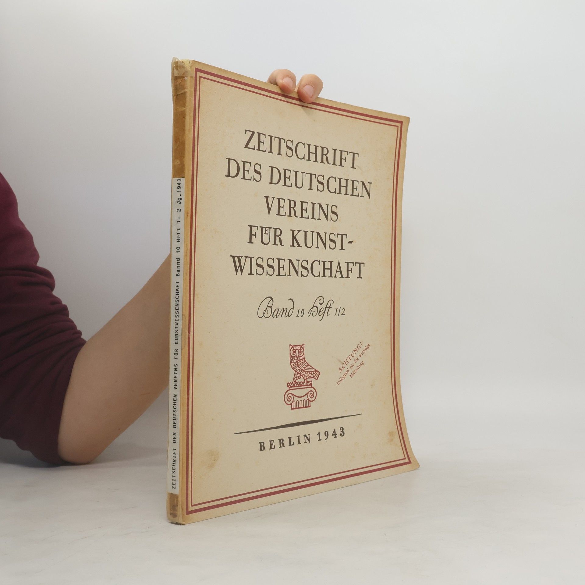 Collectif d'auteurs Zeitschrift des Deutschen Vereins für Kunstwissenschaft 10