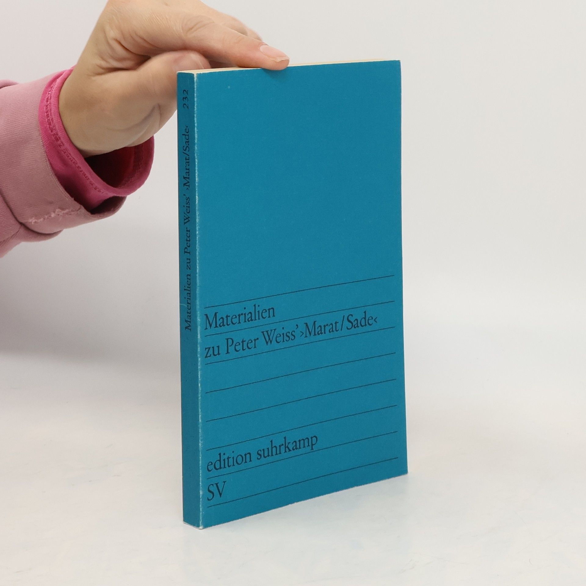 Materialien zu Peter Weiss' Marat, Sade