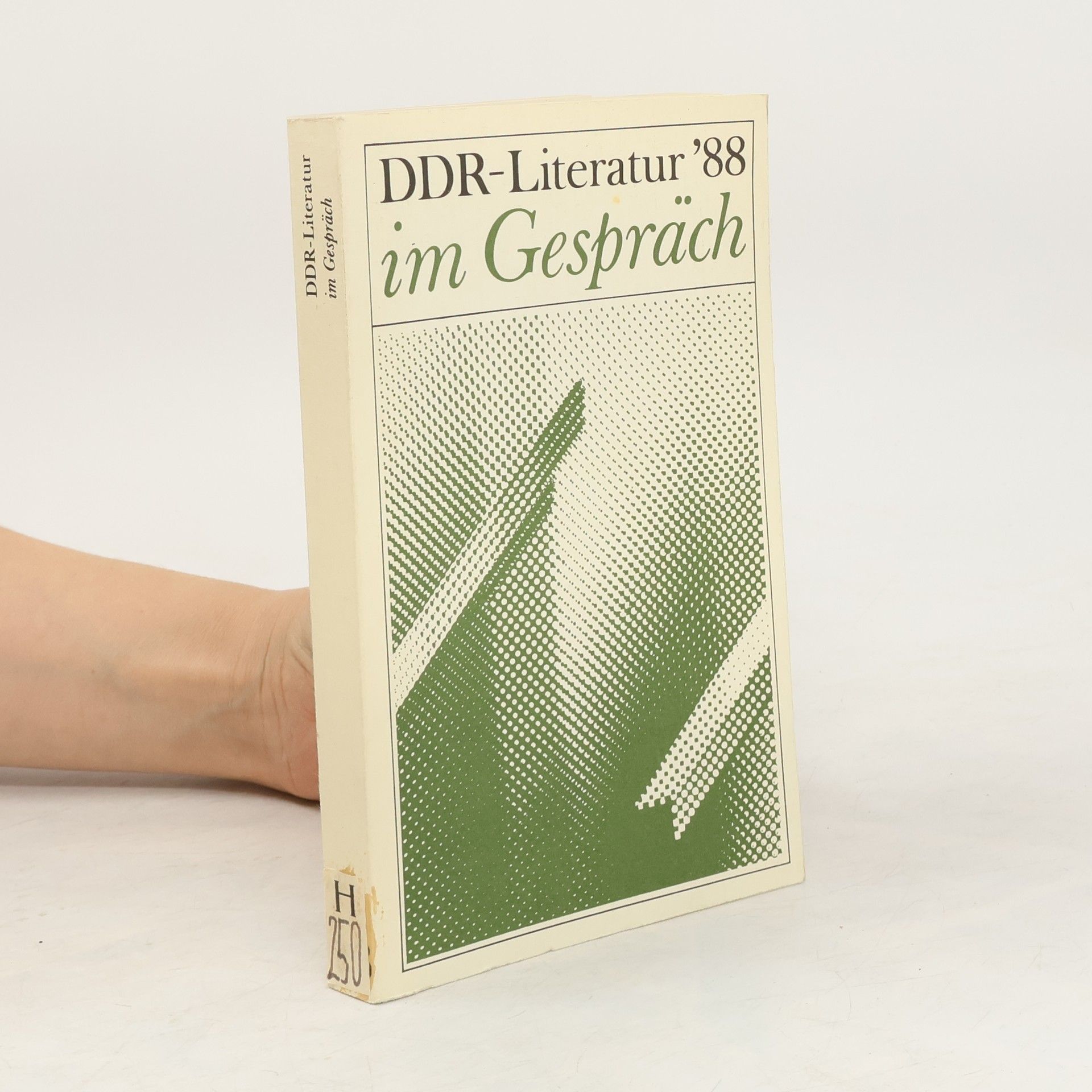 Siegfried Rönisch DDR-Literatur '88 im Gespräch