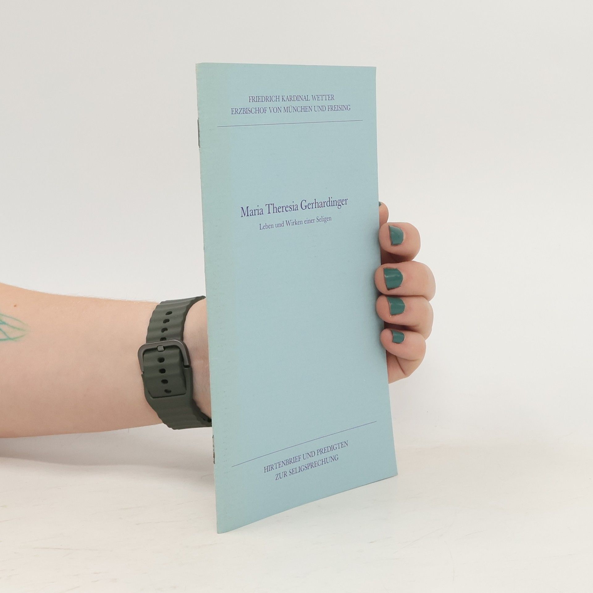 Maria Theresia Gerhardinger Leben und Wirken einer Seligen