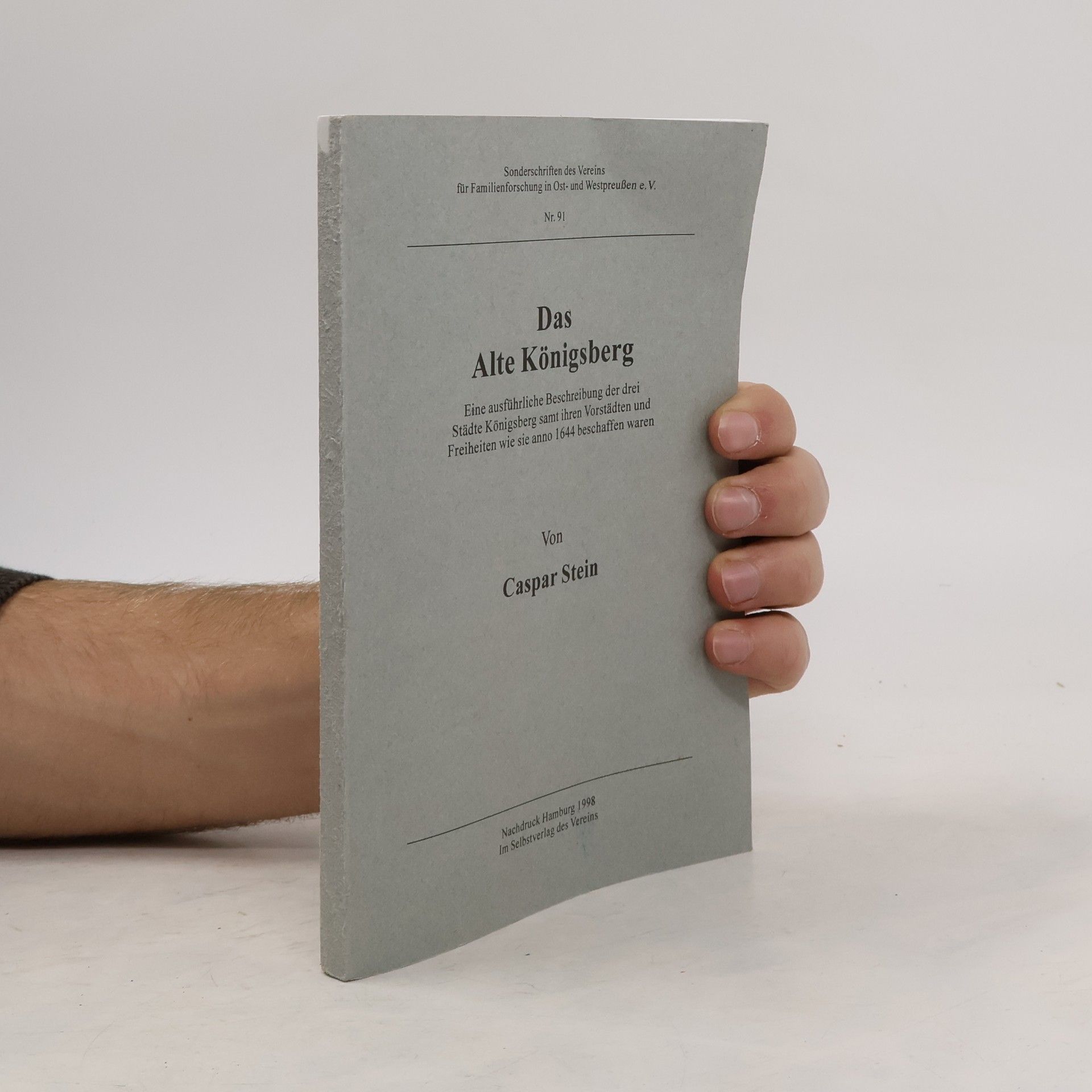 Caspar Stein Das alte Königsberg