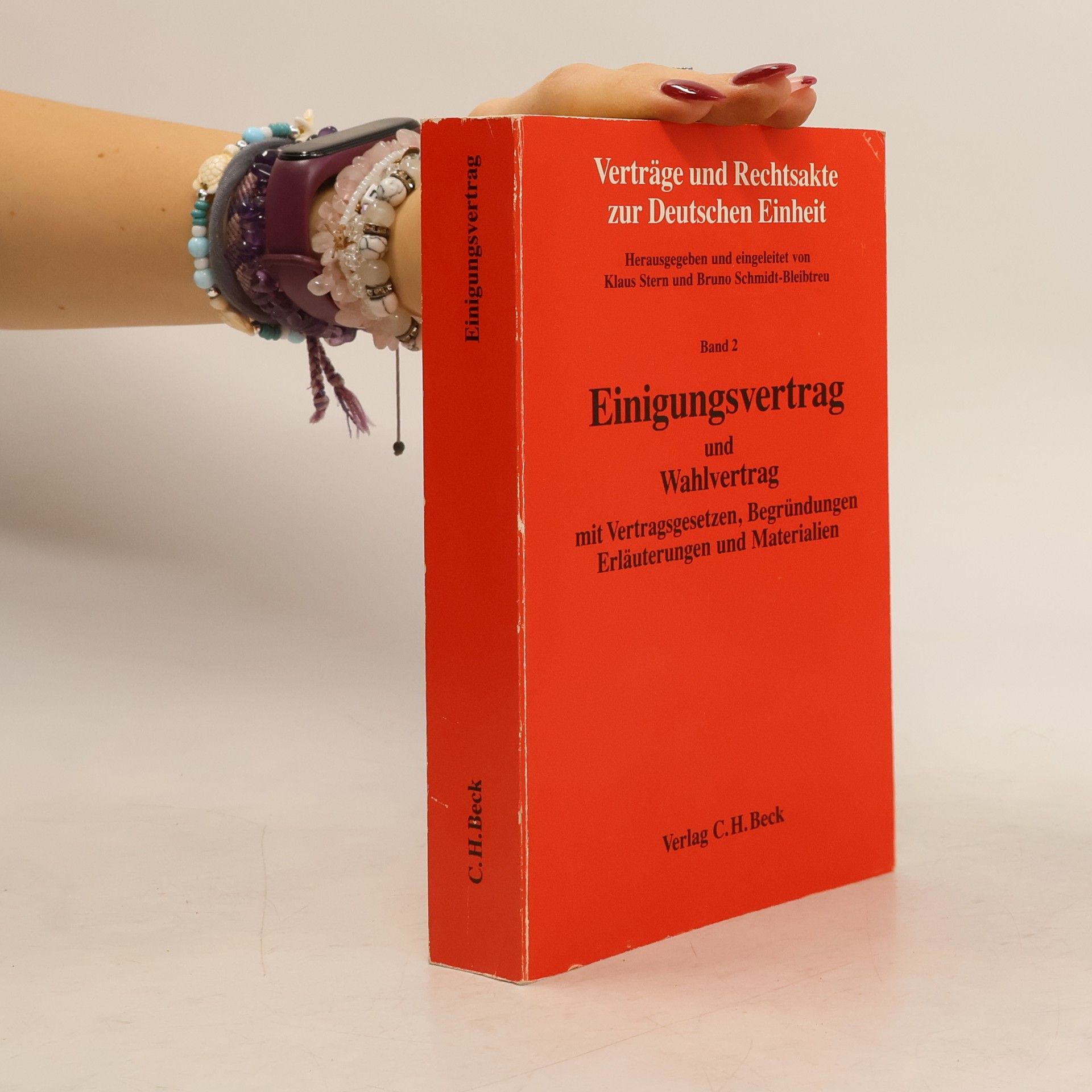 Klaus Stern Einigungsvertrag und Wahlvertrag