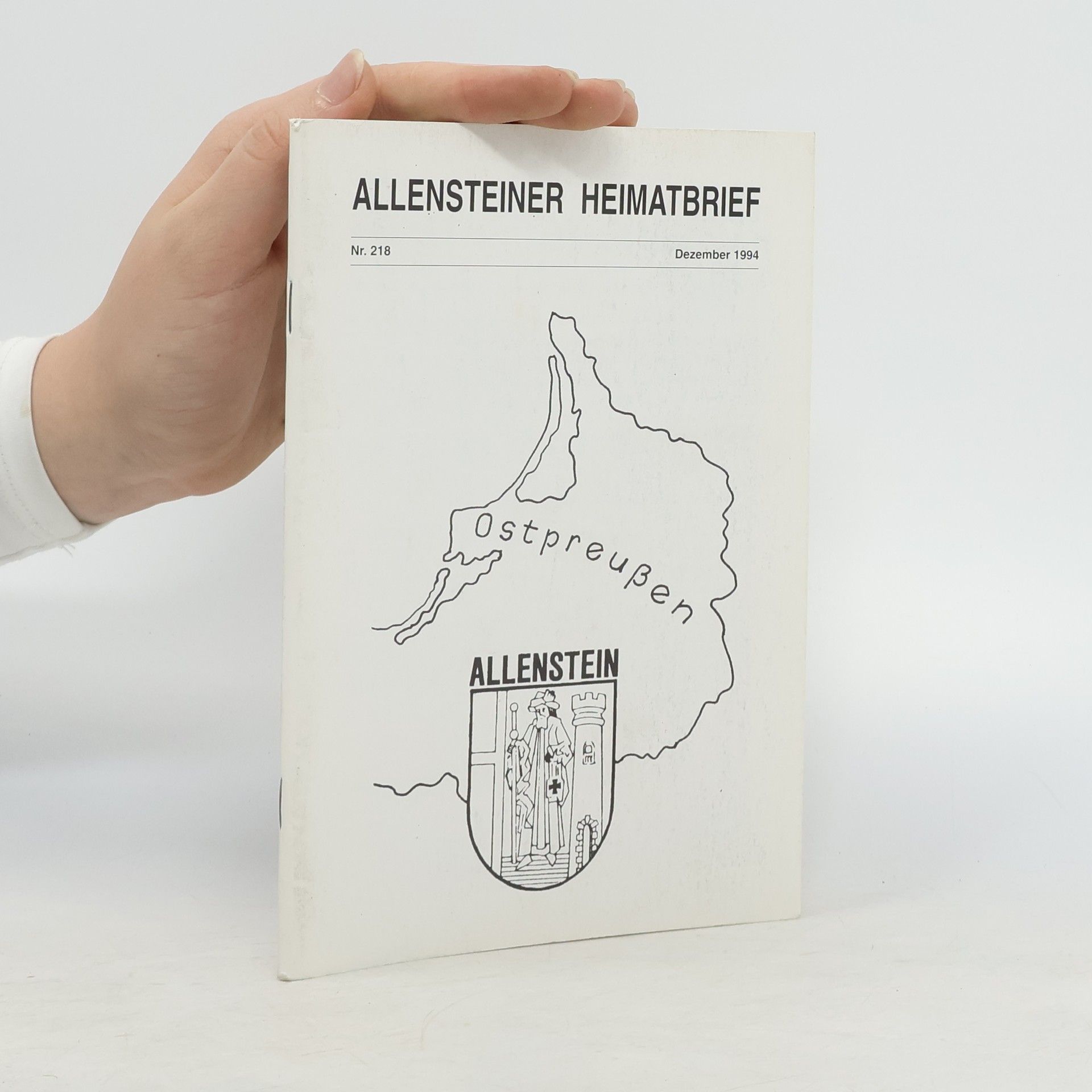 AA.VV. Allensteiner Heimatbrief Nr. 218