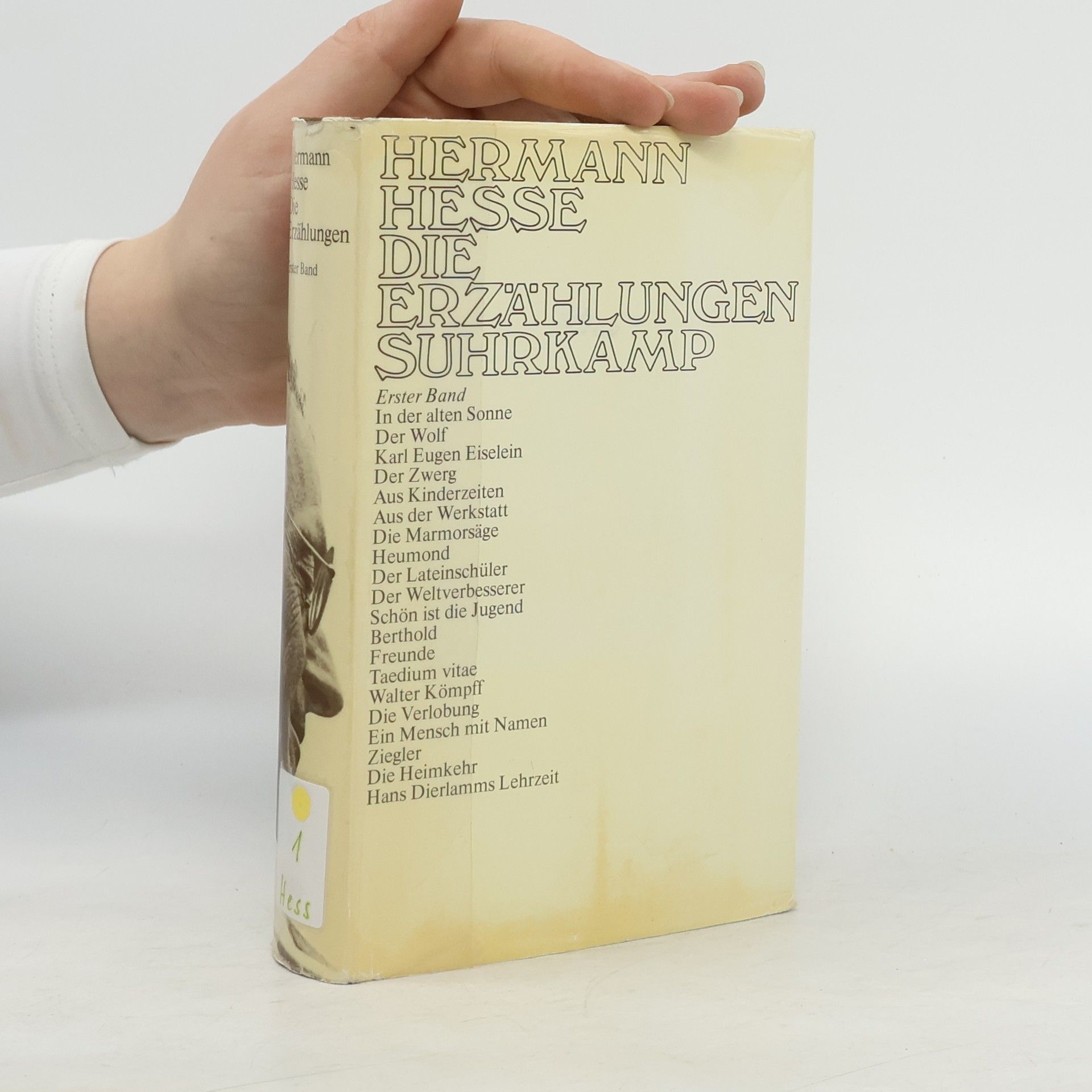 Hermann Hesse Die Erzählungen, Bd. 1