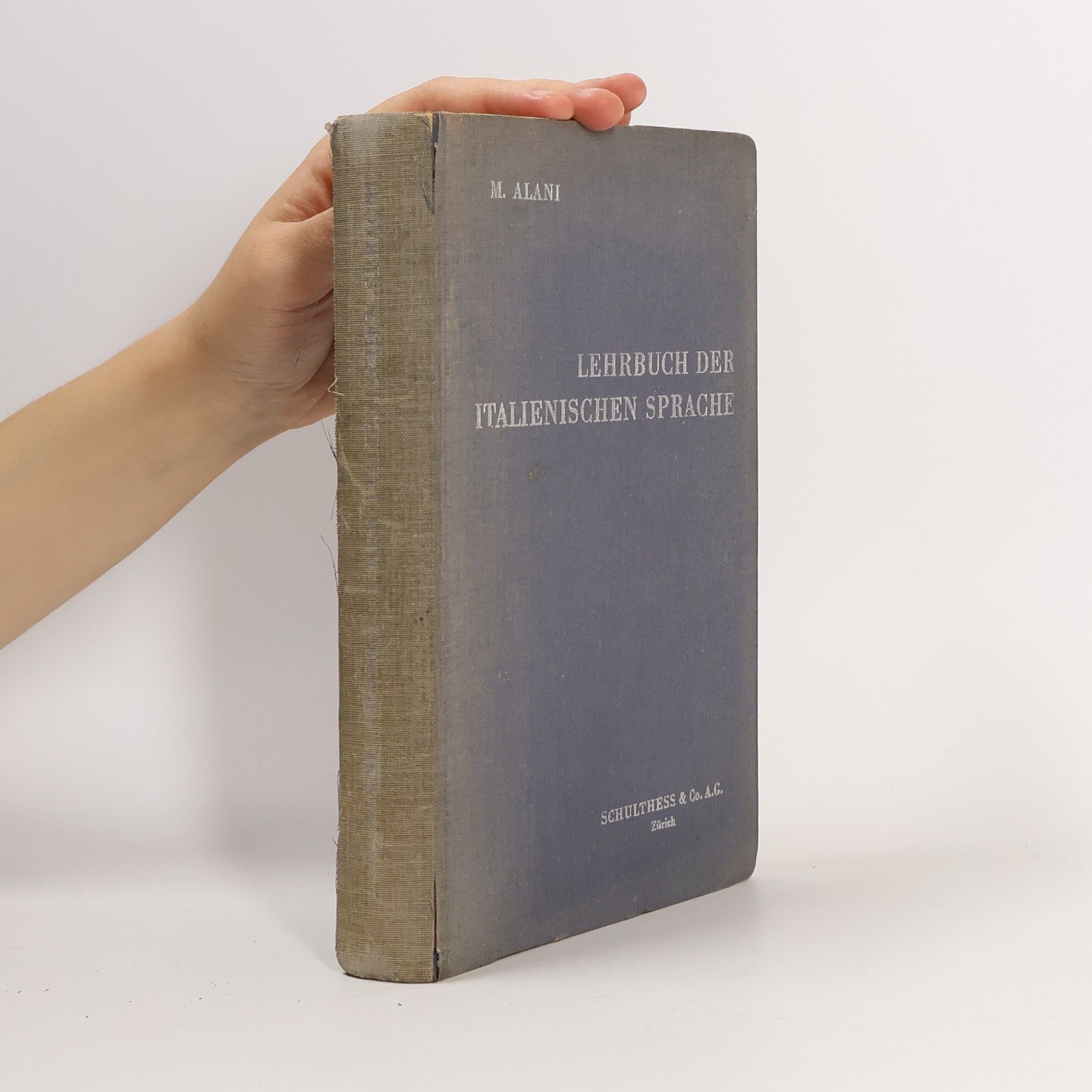 Lehrbuch der italienischen Sprache