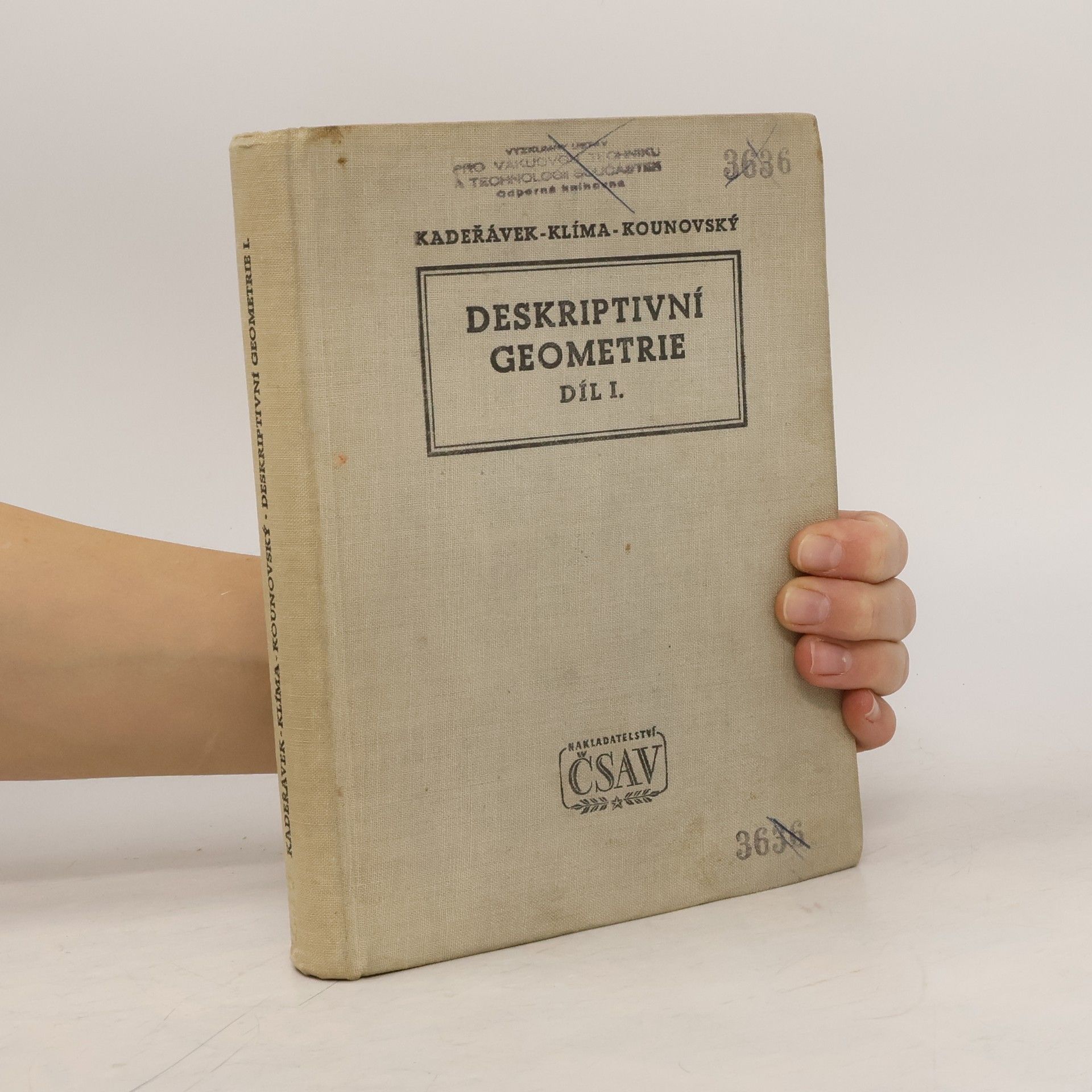 Deskriptivní geometrie I