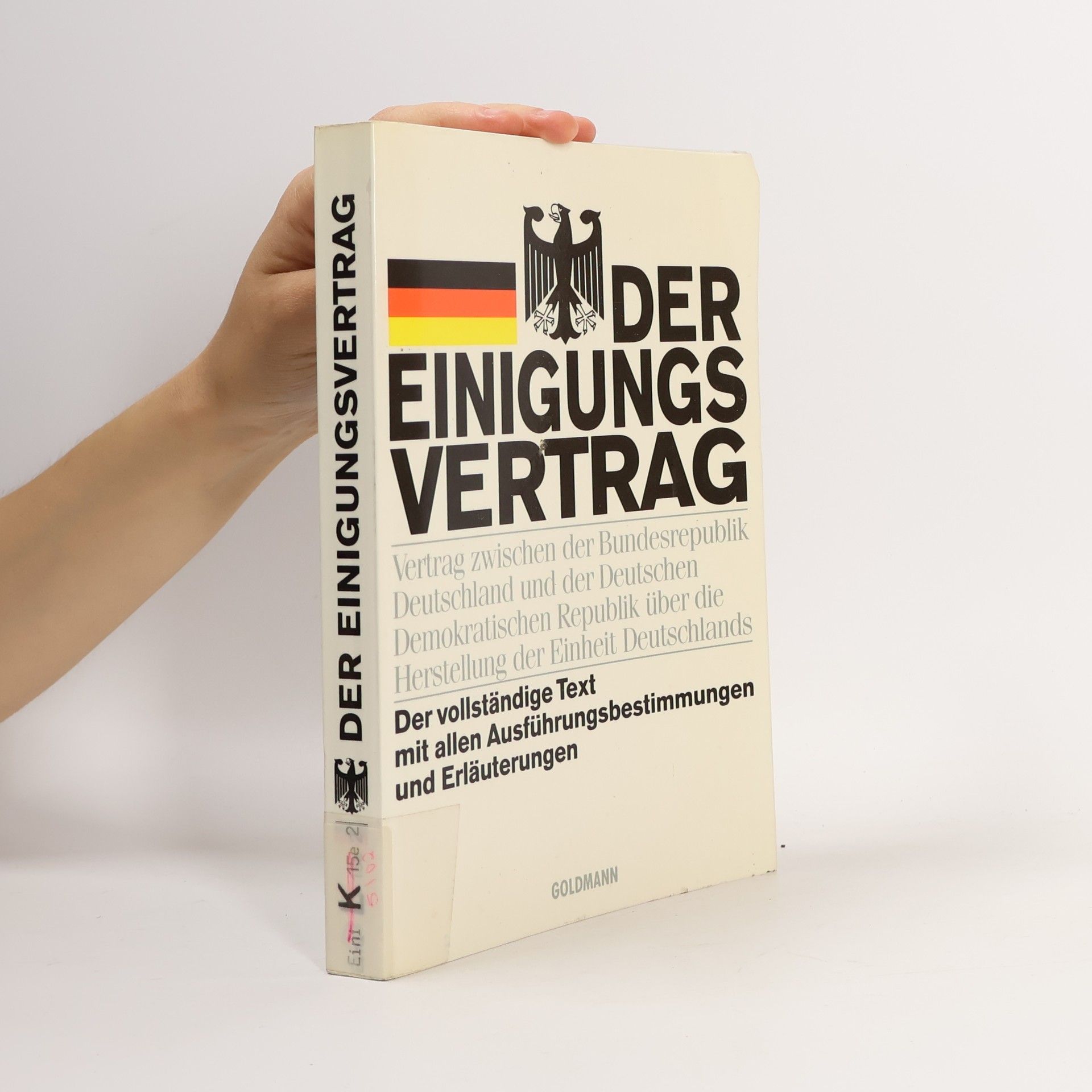 AA.VV. Der Einigungsvertrag