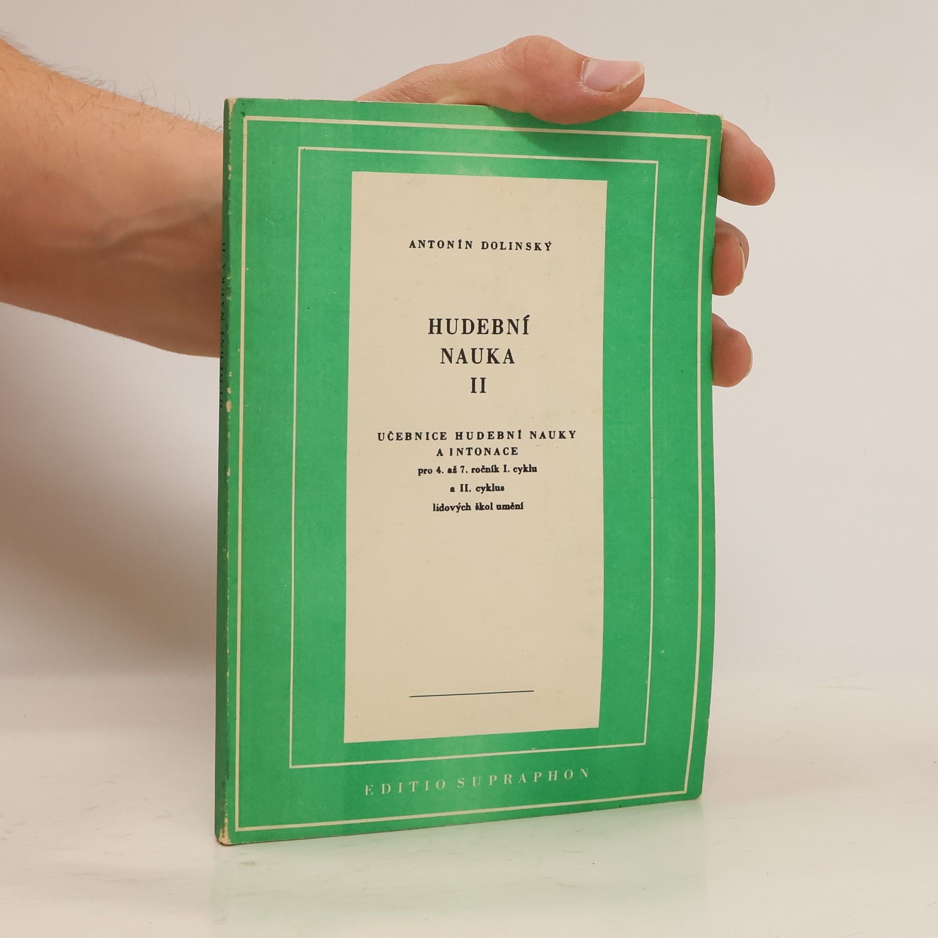 Antonín Dolinský Hudební nauka II.