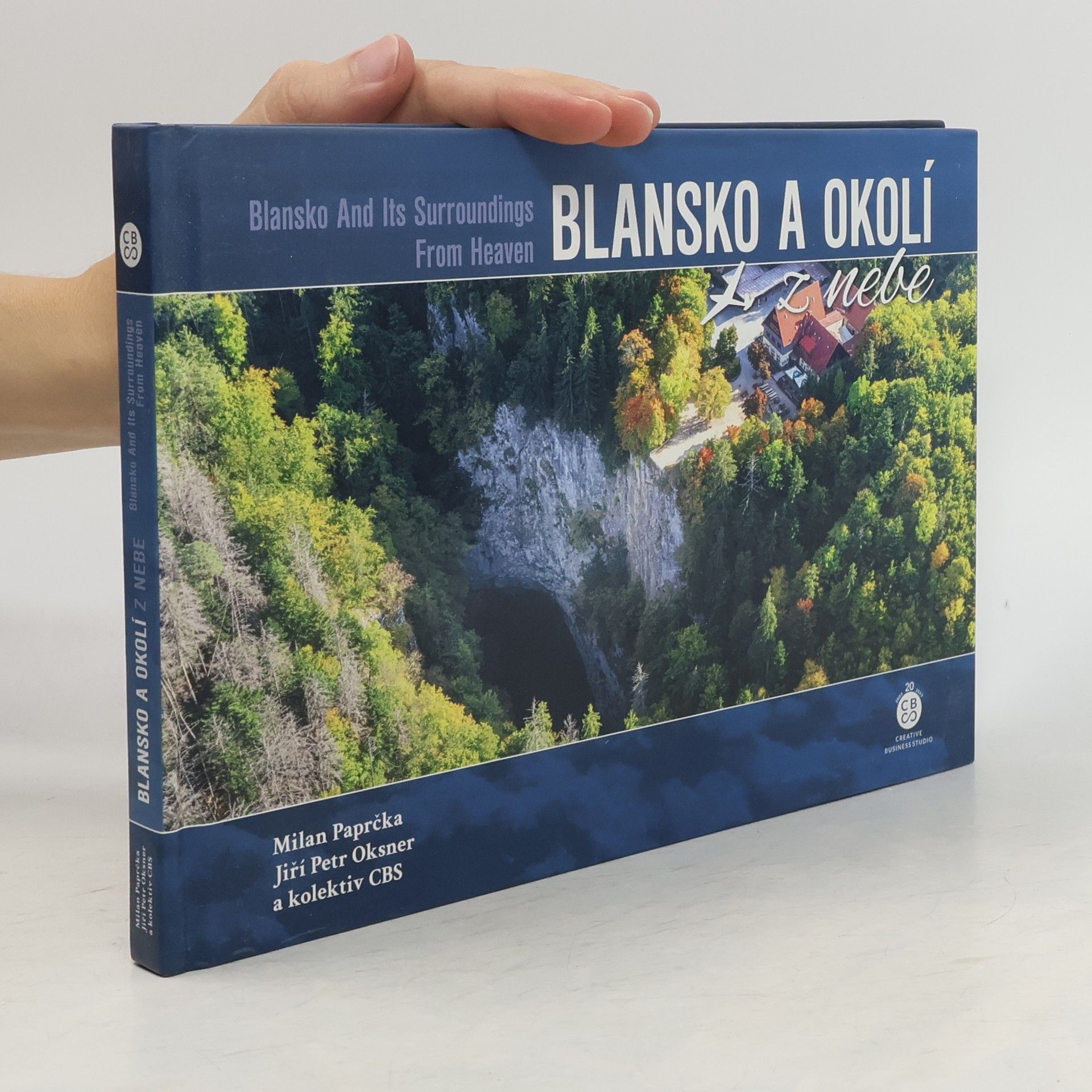 Blansko a okolí z nebe