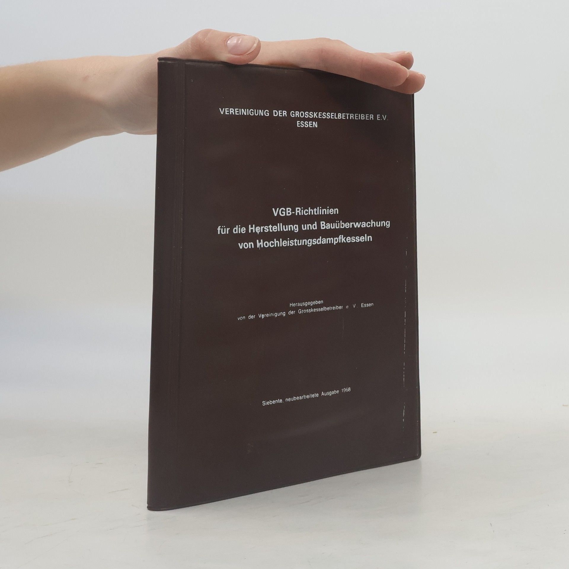 Autorenkollektiv Richtlinien für die Herstellung und Bauüberwachung von Hochleistungsdampfkesseln