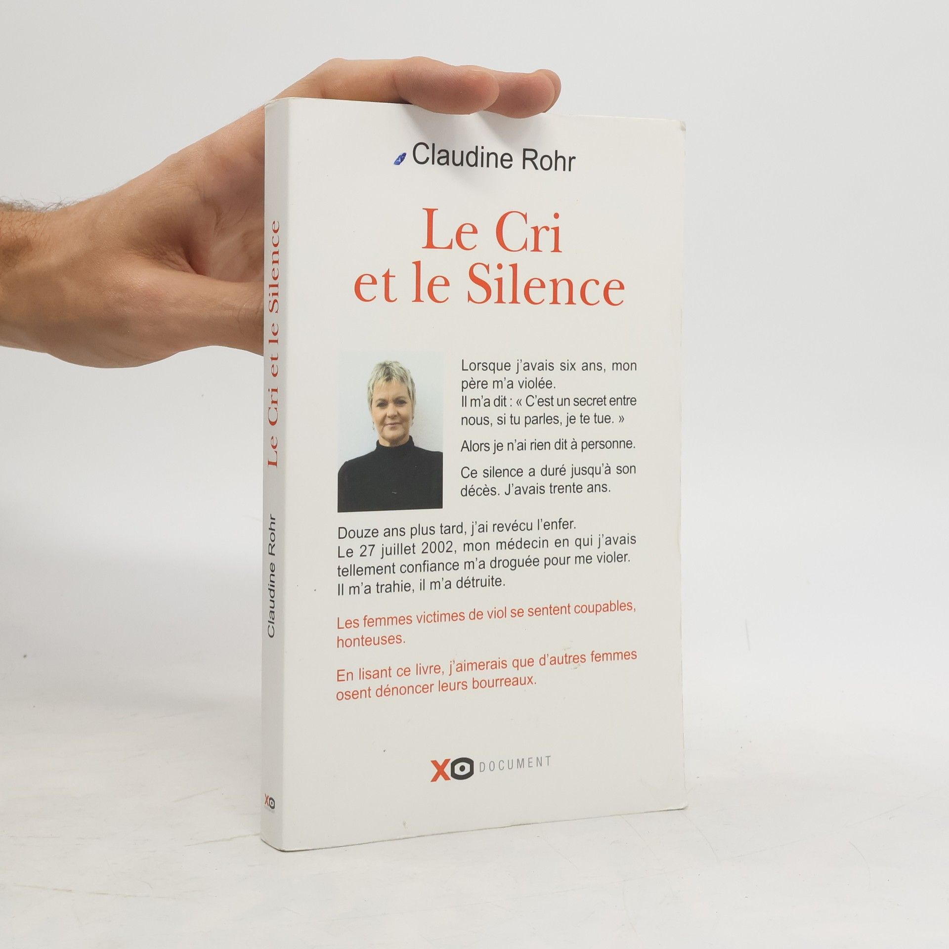 Claudine Rohr Le cri et le silence
