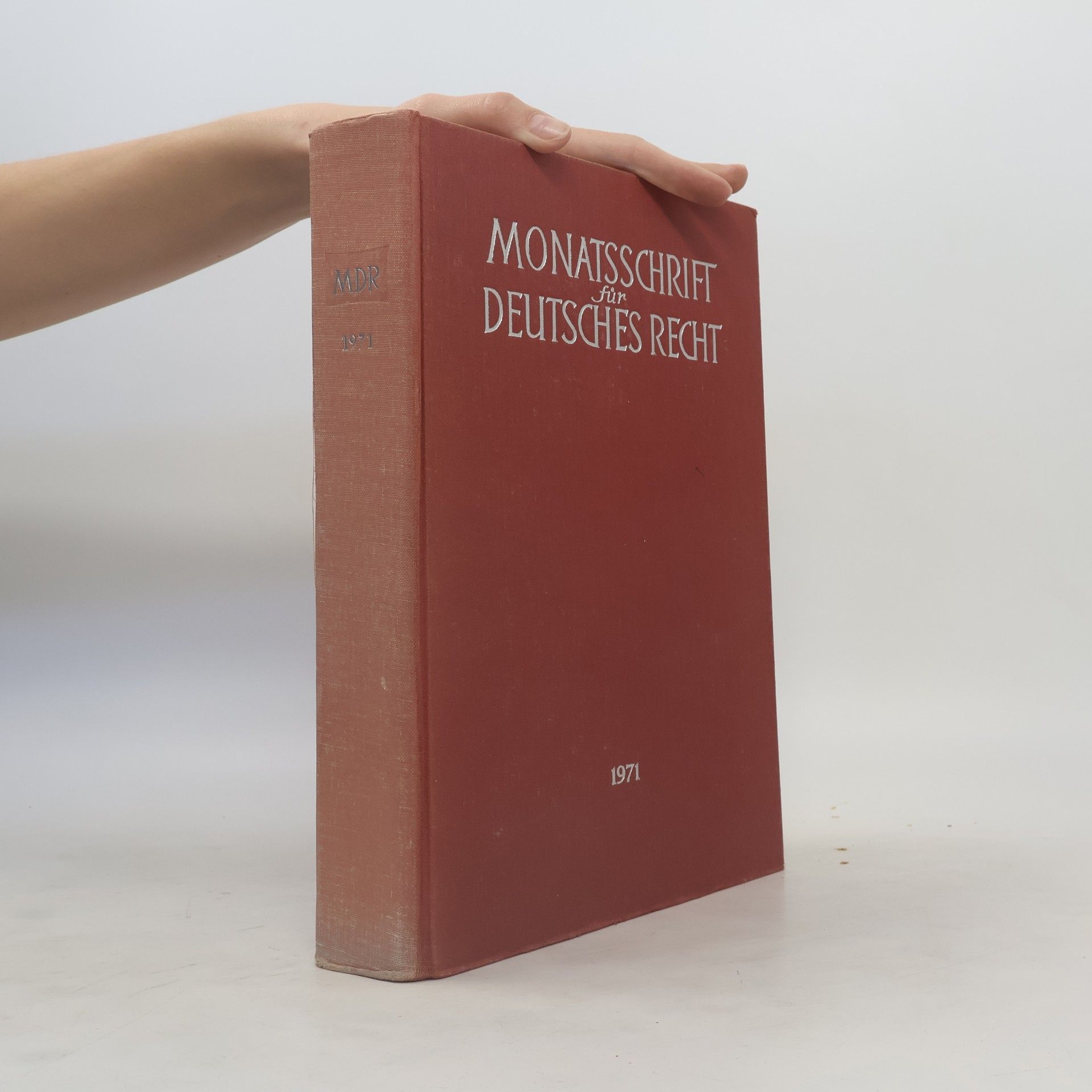 Collectif d'auteurs Monatsschrift für Deutsches Recht