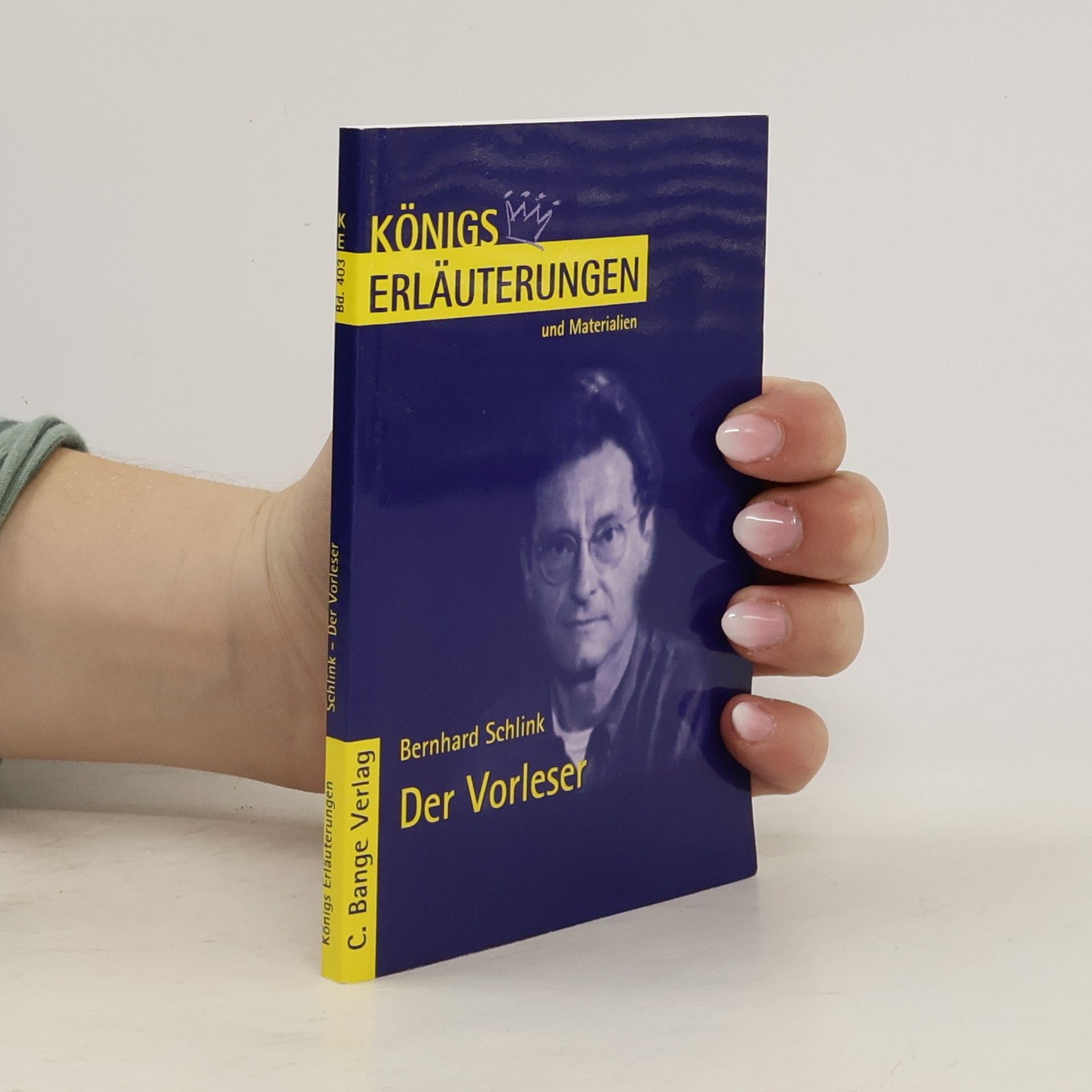 Erläuterungen zu Bernhard Schlink. Der Vorleser