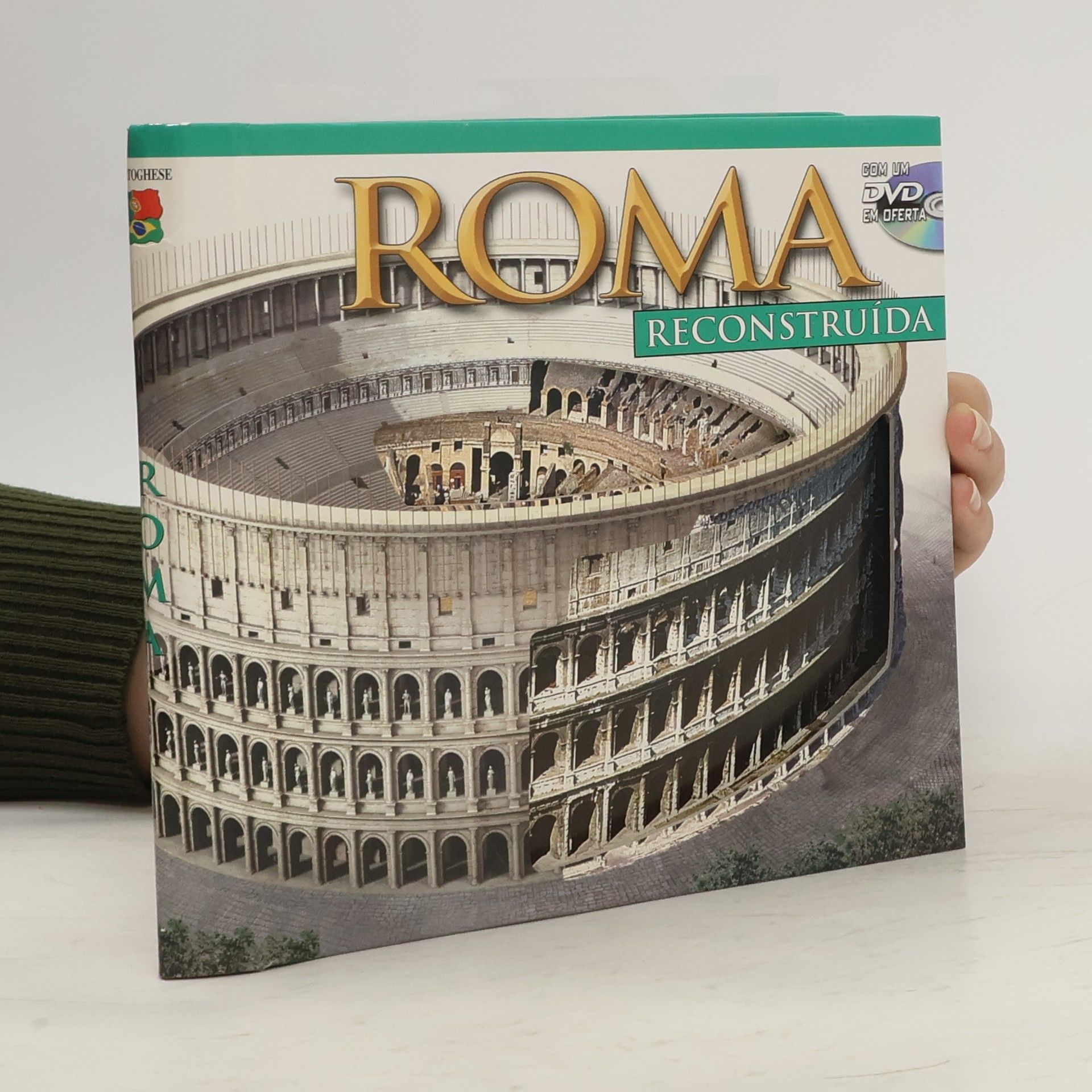 AA.VV. Roma Reconstruída. Com DVD. Edição portuguesa