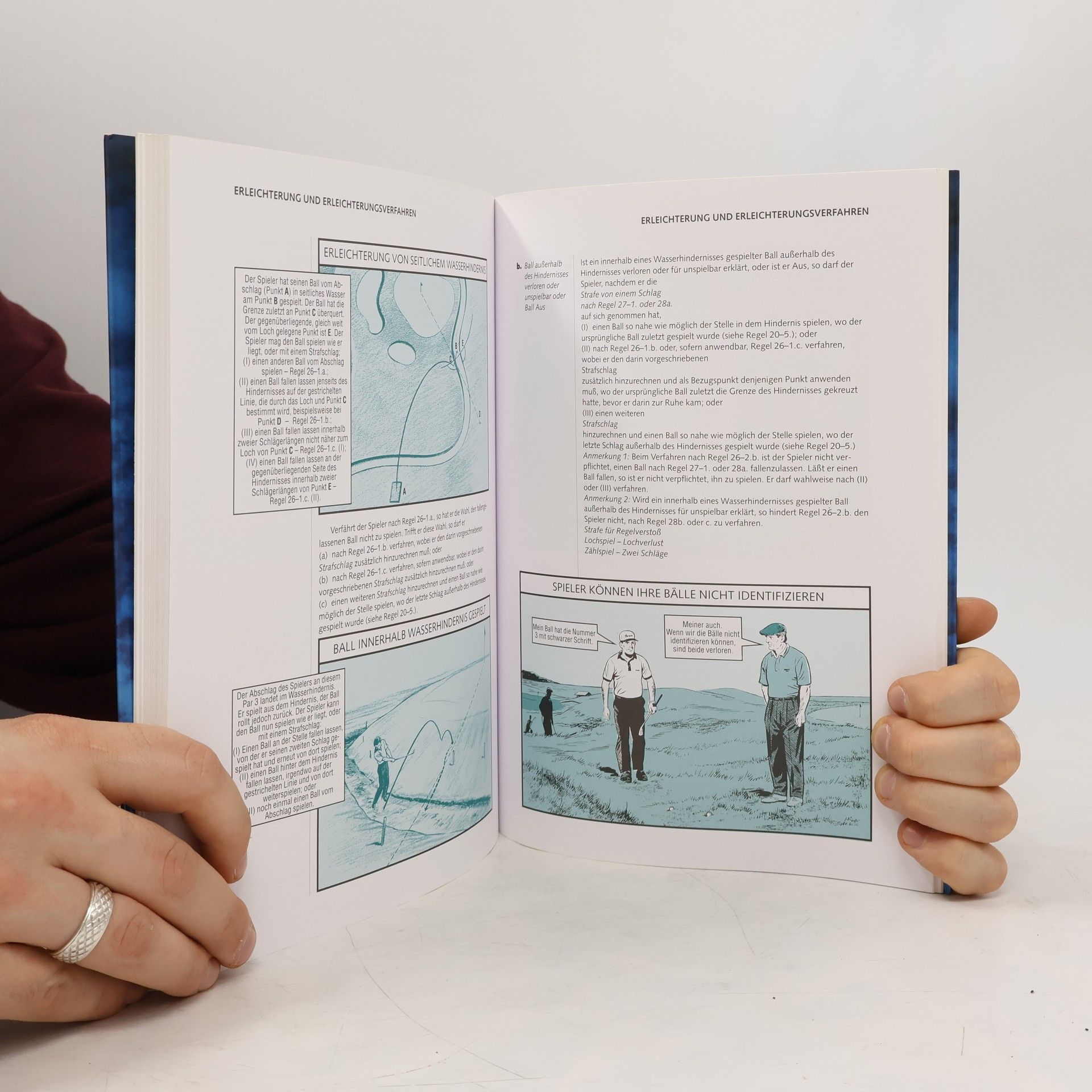Golf-Regeln illustriert