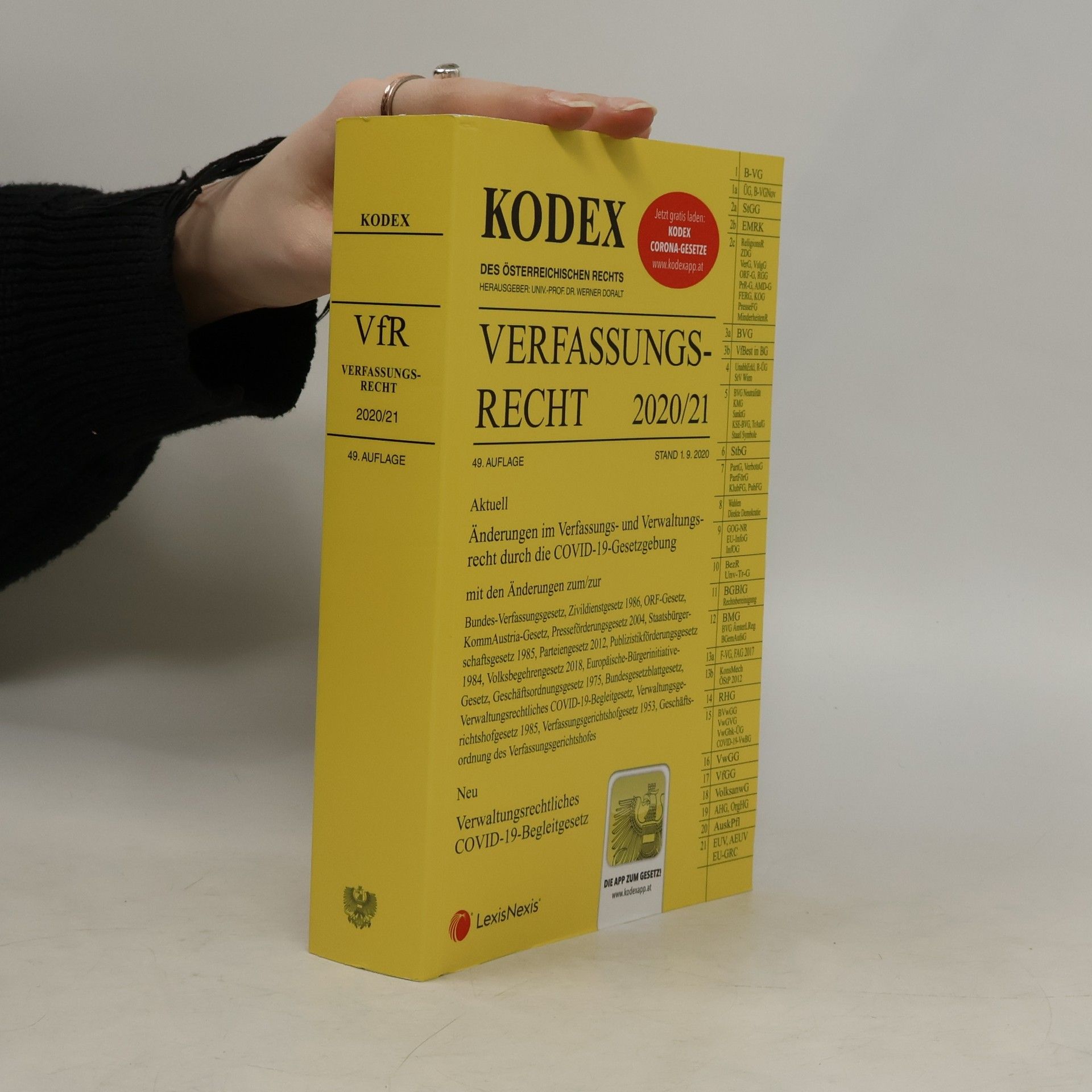 Werner Doralt KODEX Verfassungsrecht 2020/21