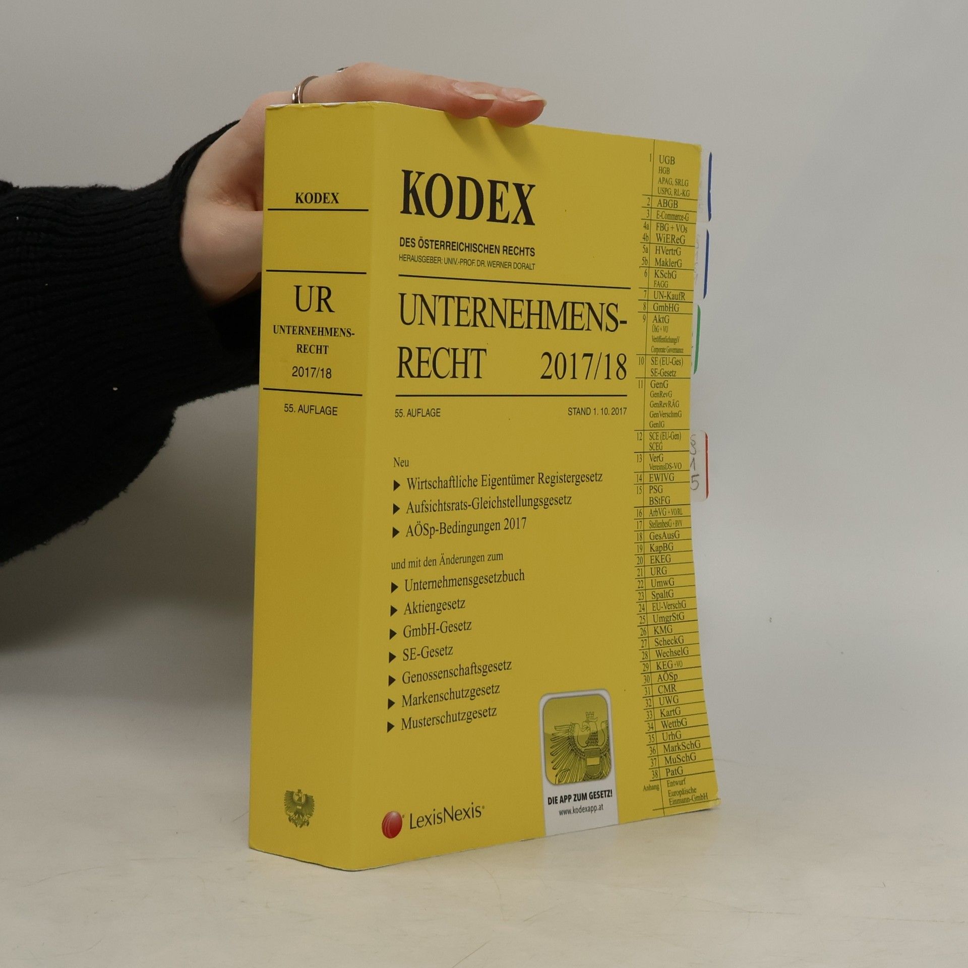 Werner Doralt KODEX Unternehmensrecht 2017/18