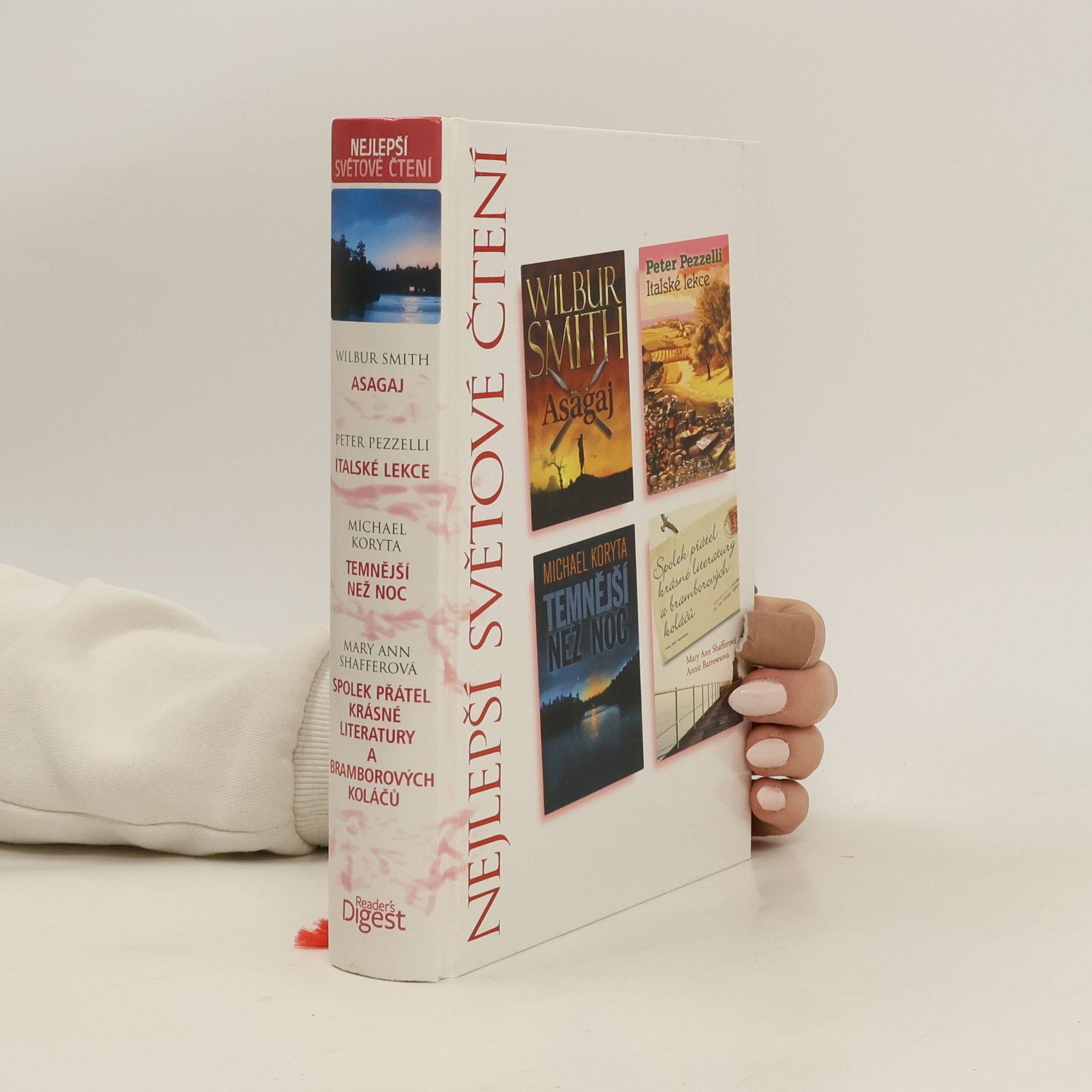 Asagaj, Italské lekce, Temnější než noc, Spolek přátel krásné literatury a bramborových koláčů