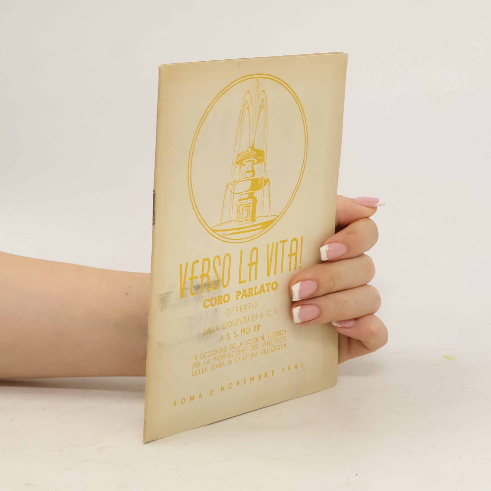 Collectif d'auteurs Verso la vita! Coro parlato e offerto