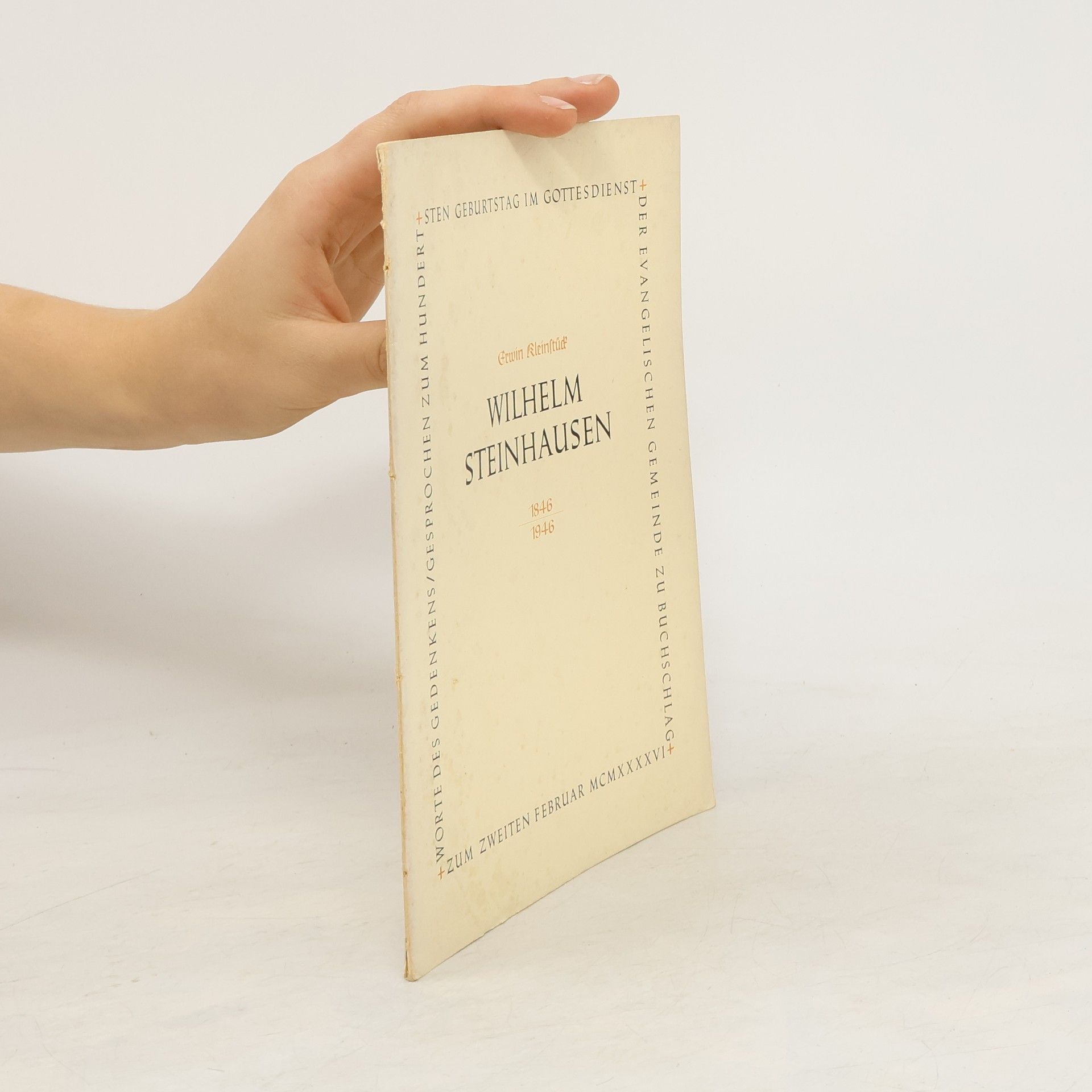 Erwin Kleinstück Wilhelm Steinhausen