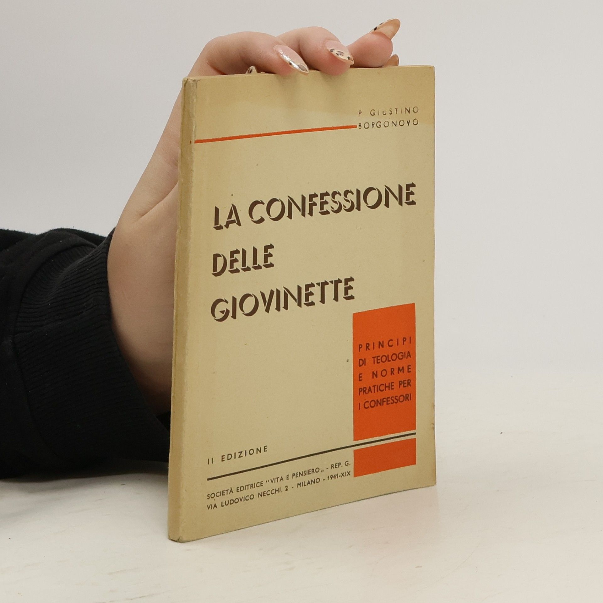 P. Giustino Borgonovo La confessione delle giovinette