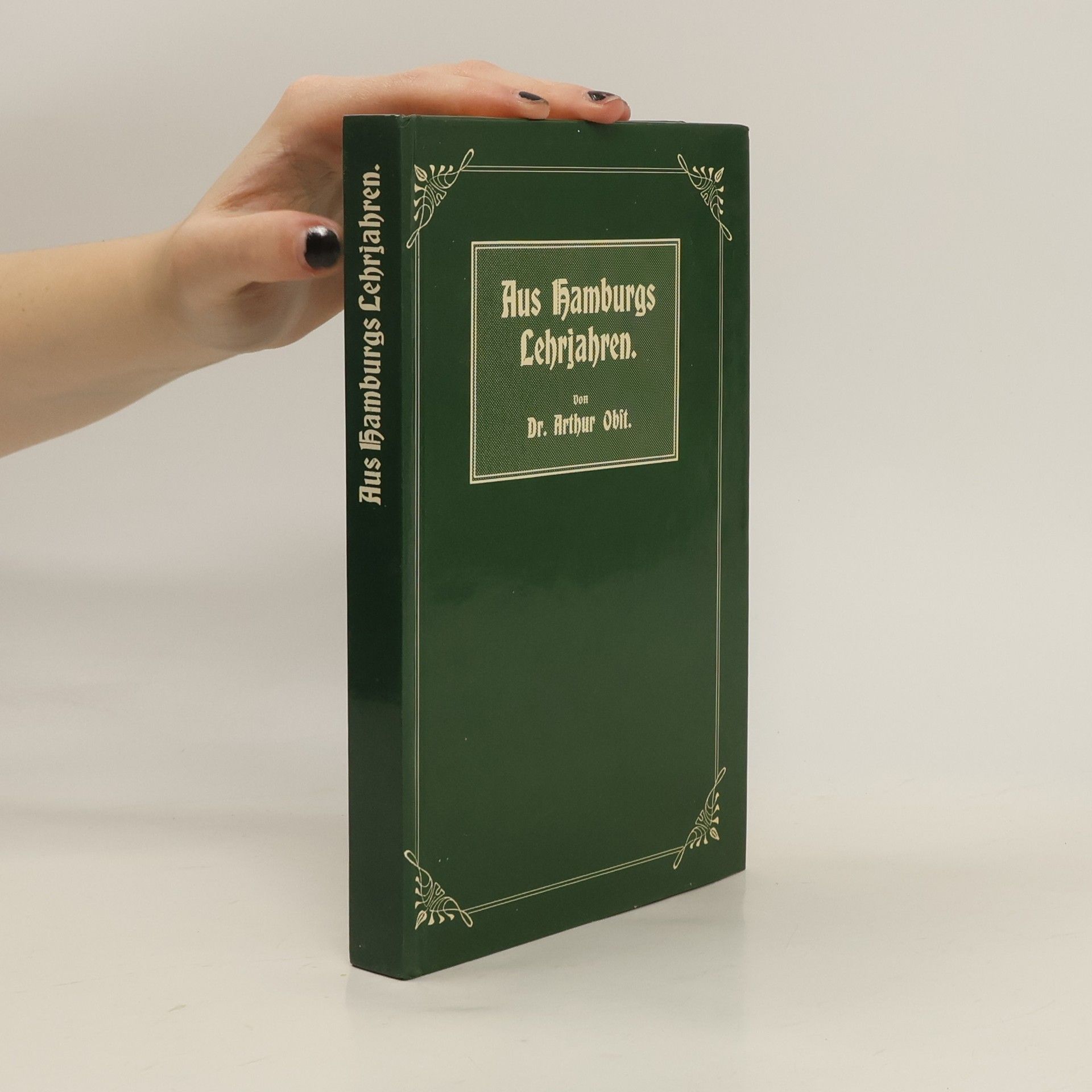 Arthur Obst Aus Hamburgs Lehrjahren