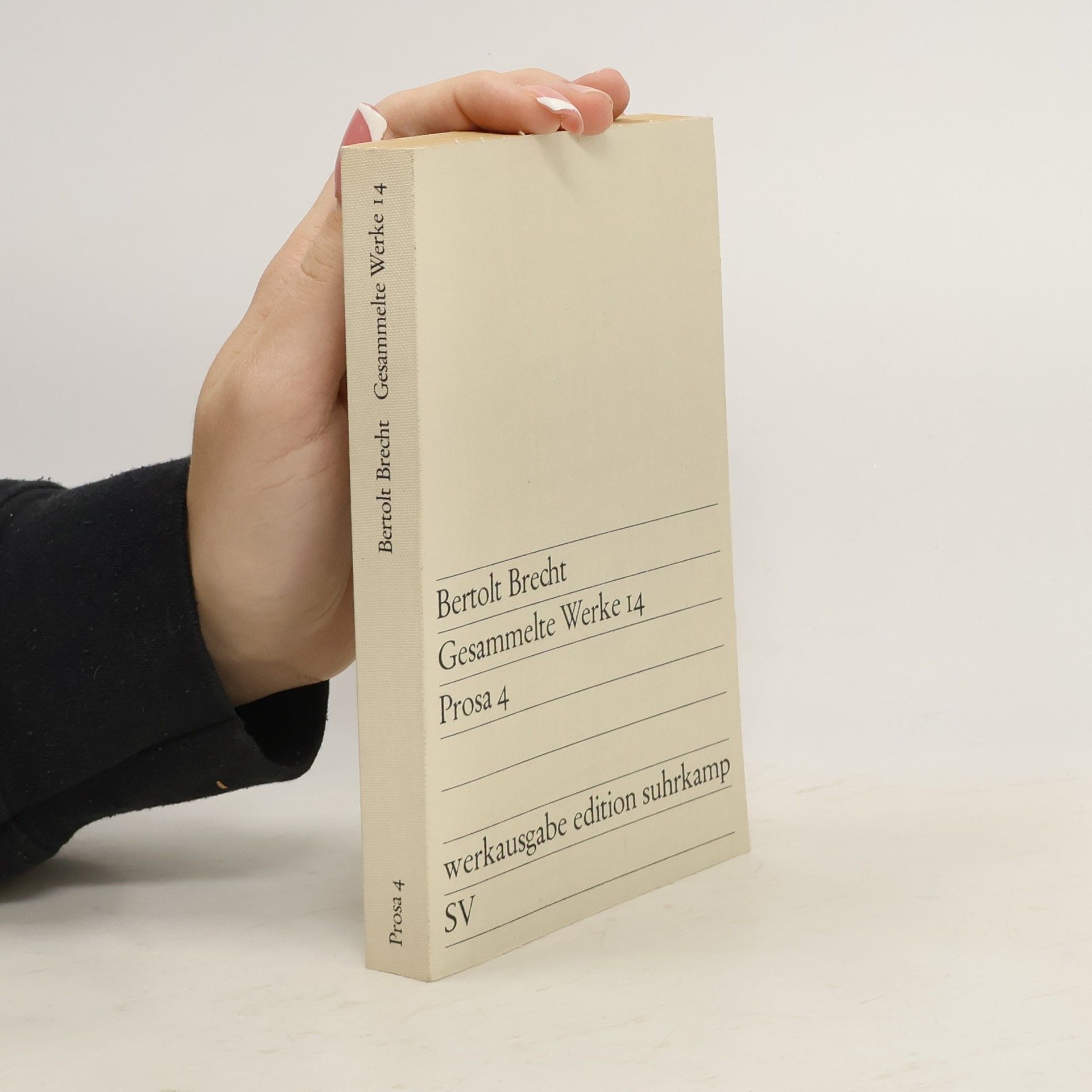 Bertolt Brecht Gesammelte Werke 14. Prosa 4