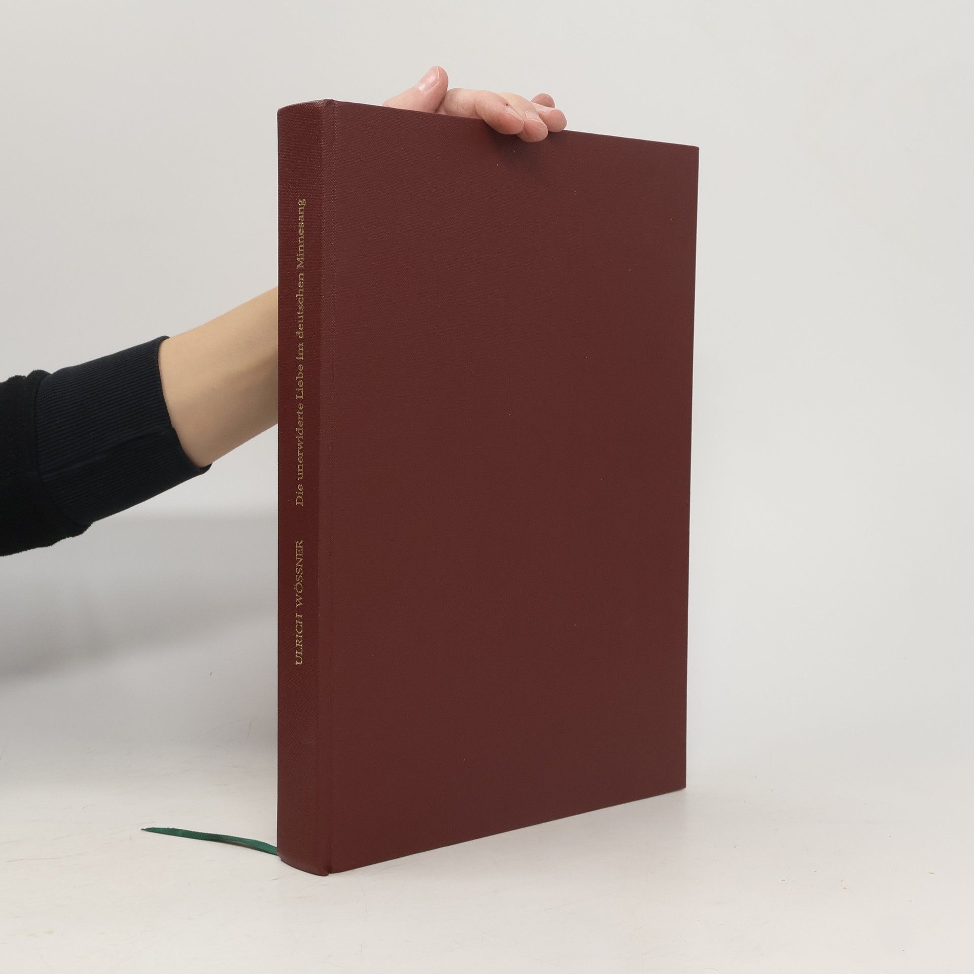 Ulrich Wössner Die unerwiderte Liebe im deutschen Minnesang