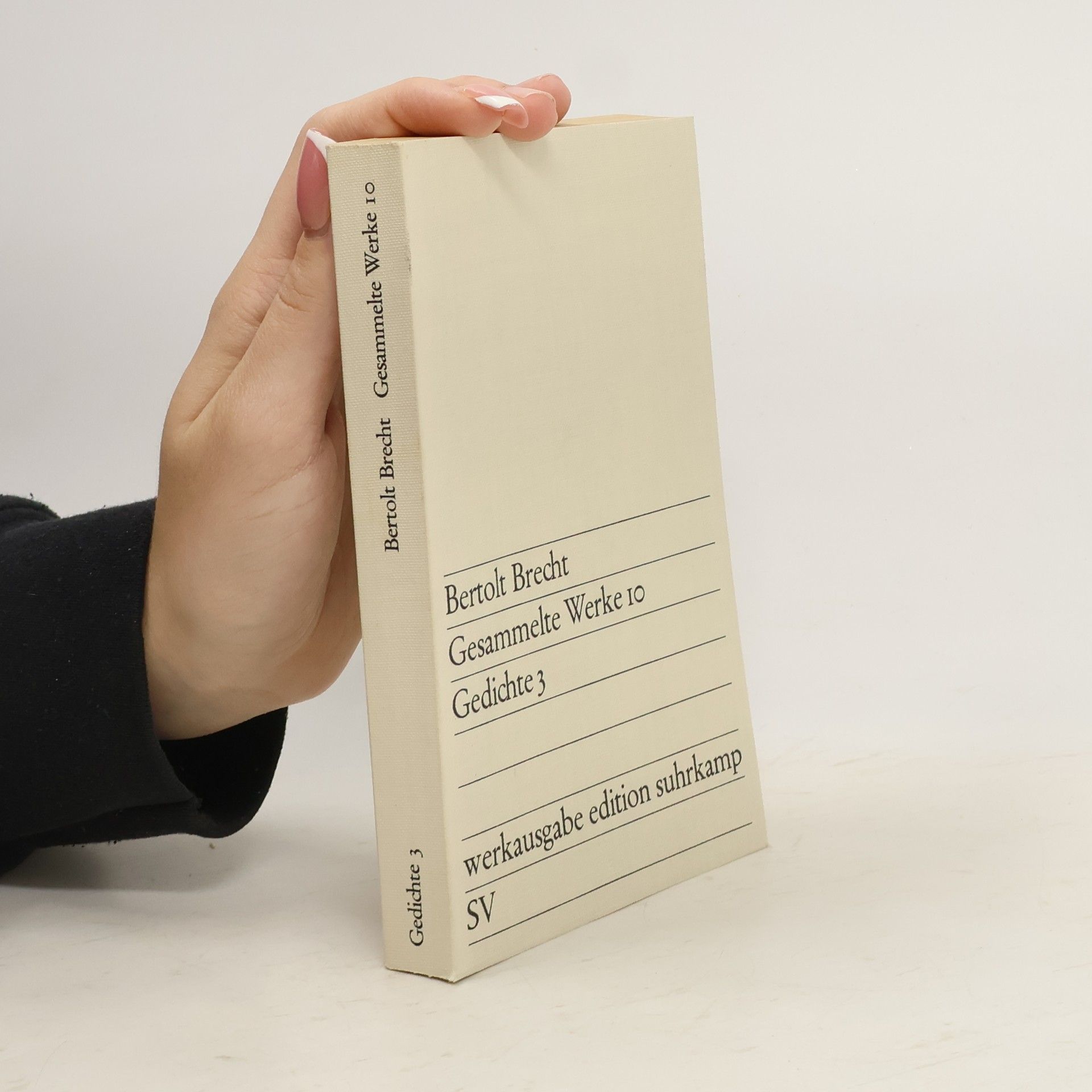 Bertolt Brecht Gesammelte Werke 10. Gedichte 3