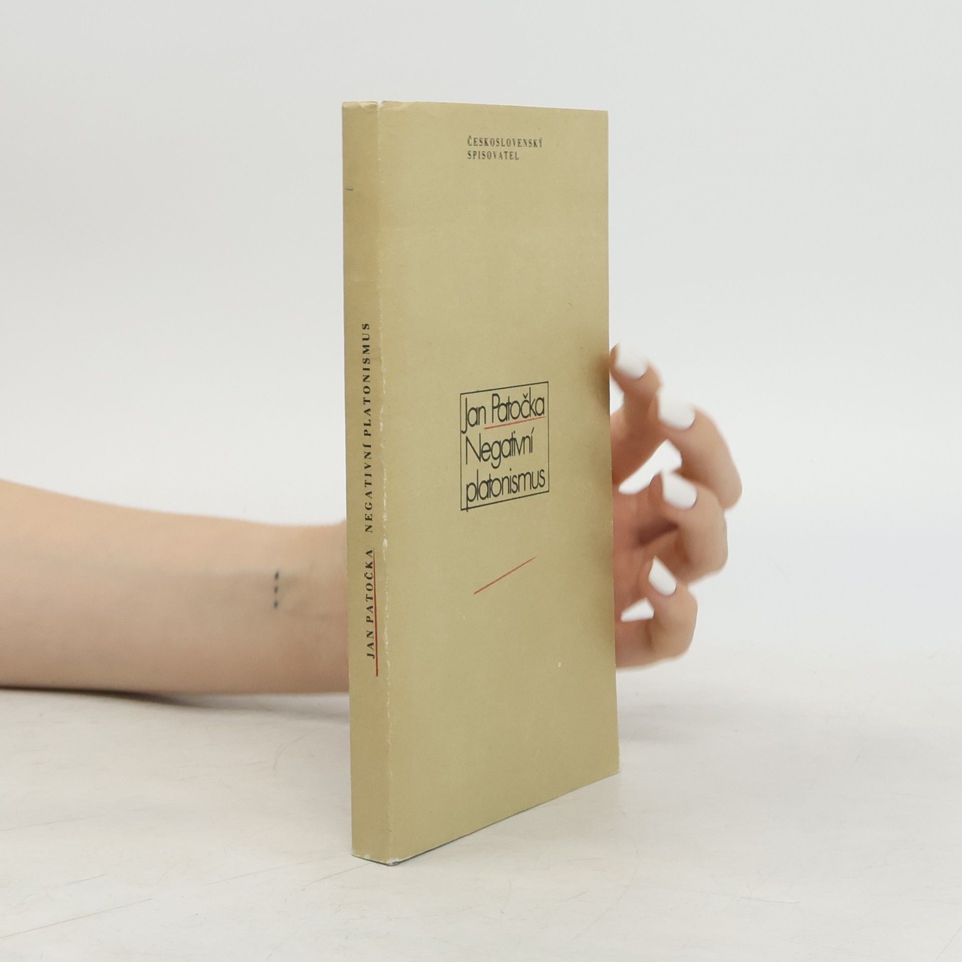 Jan Patočka Negativní platonismus