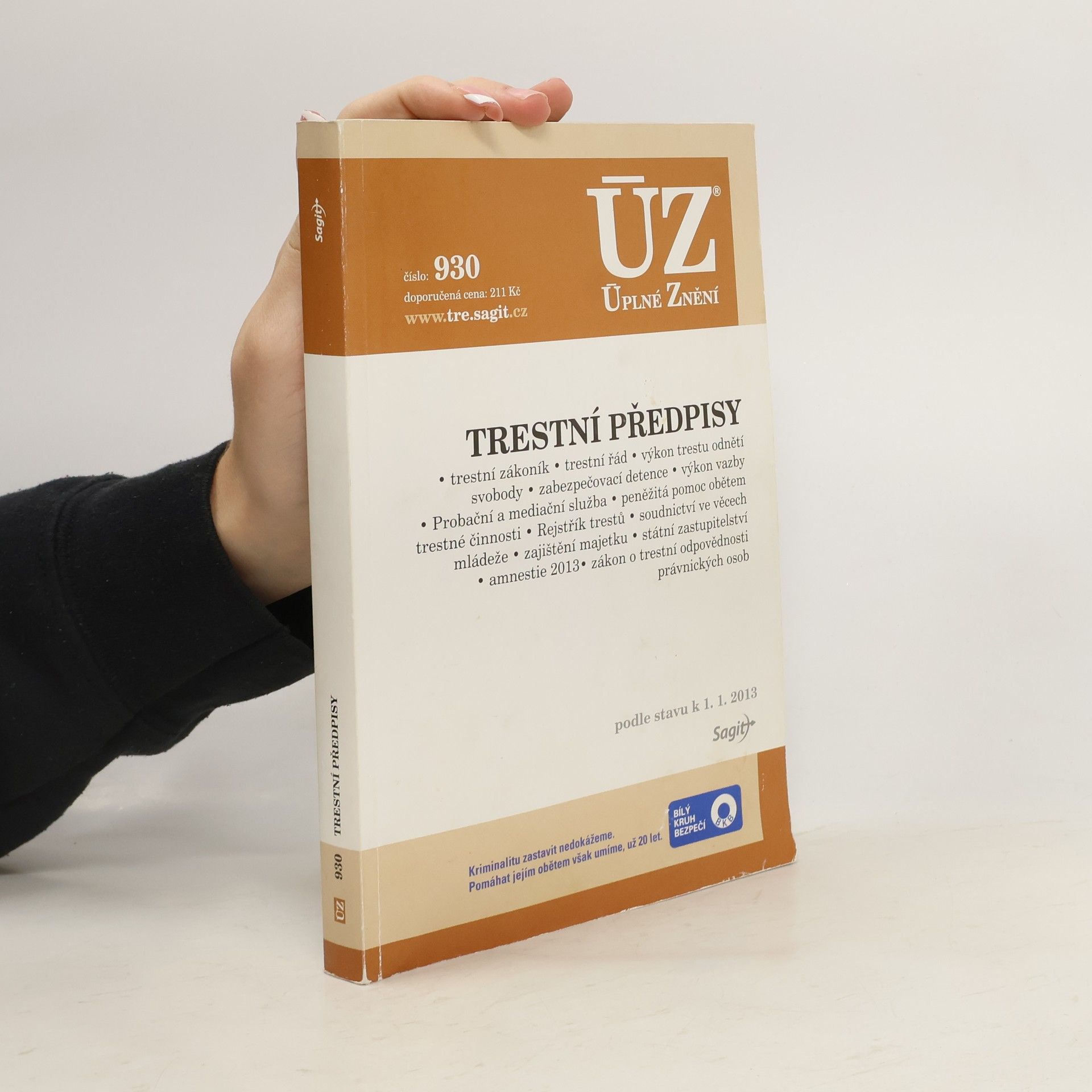 Česko ÚZ 930: Trestní předpisy