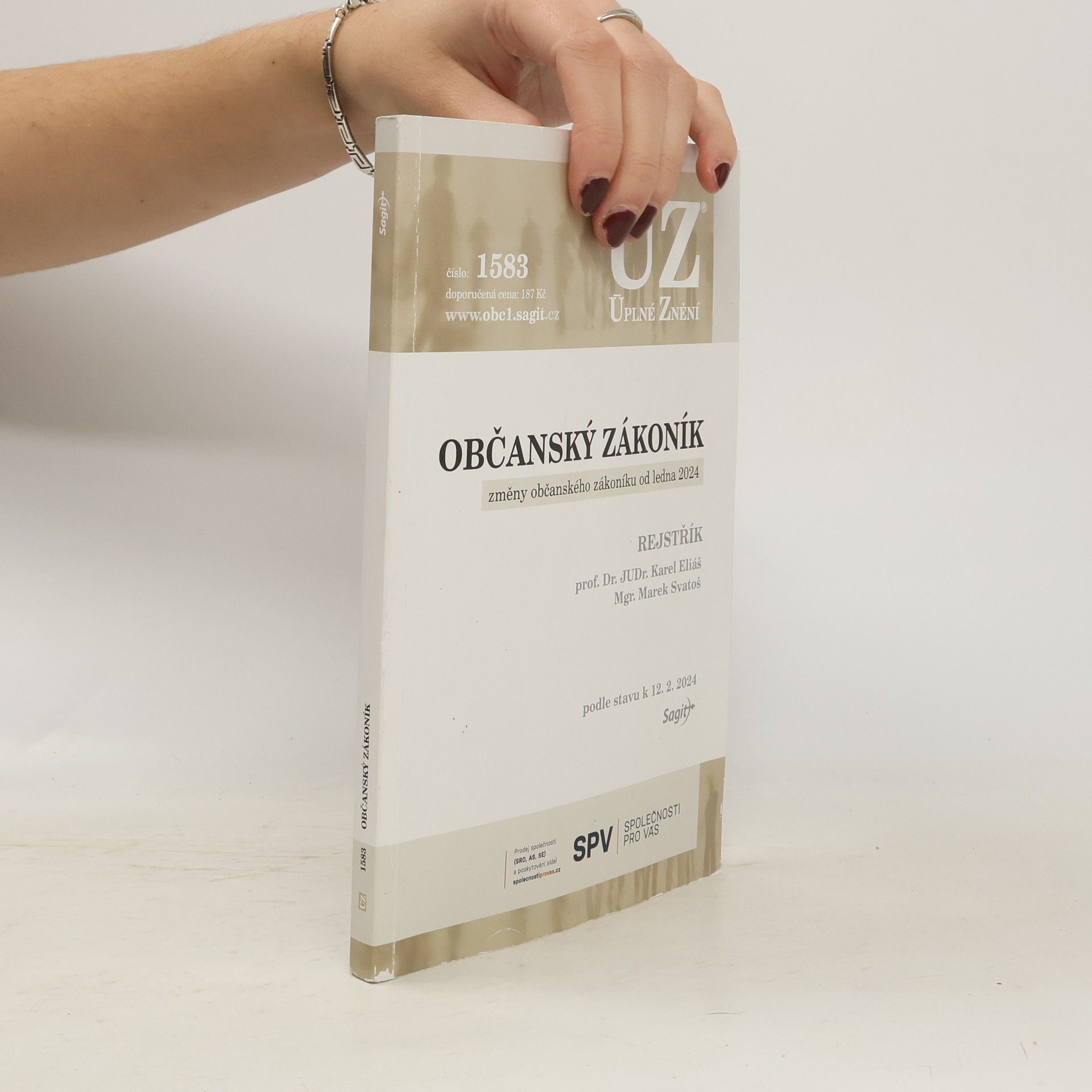 Karel Eliáš Občanský zákoník : změny občanského zákoníku od ledna 2024 : podle stavu k 12.2.2024