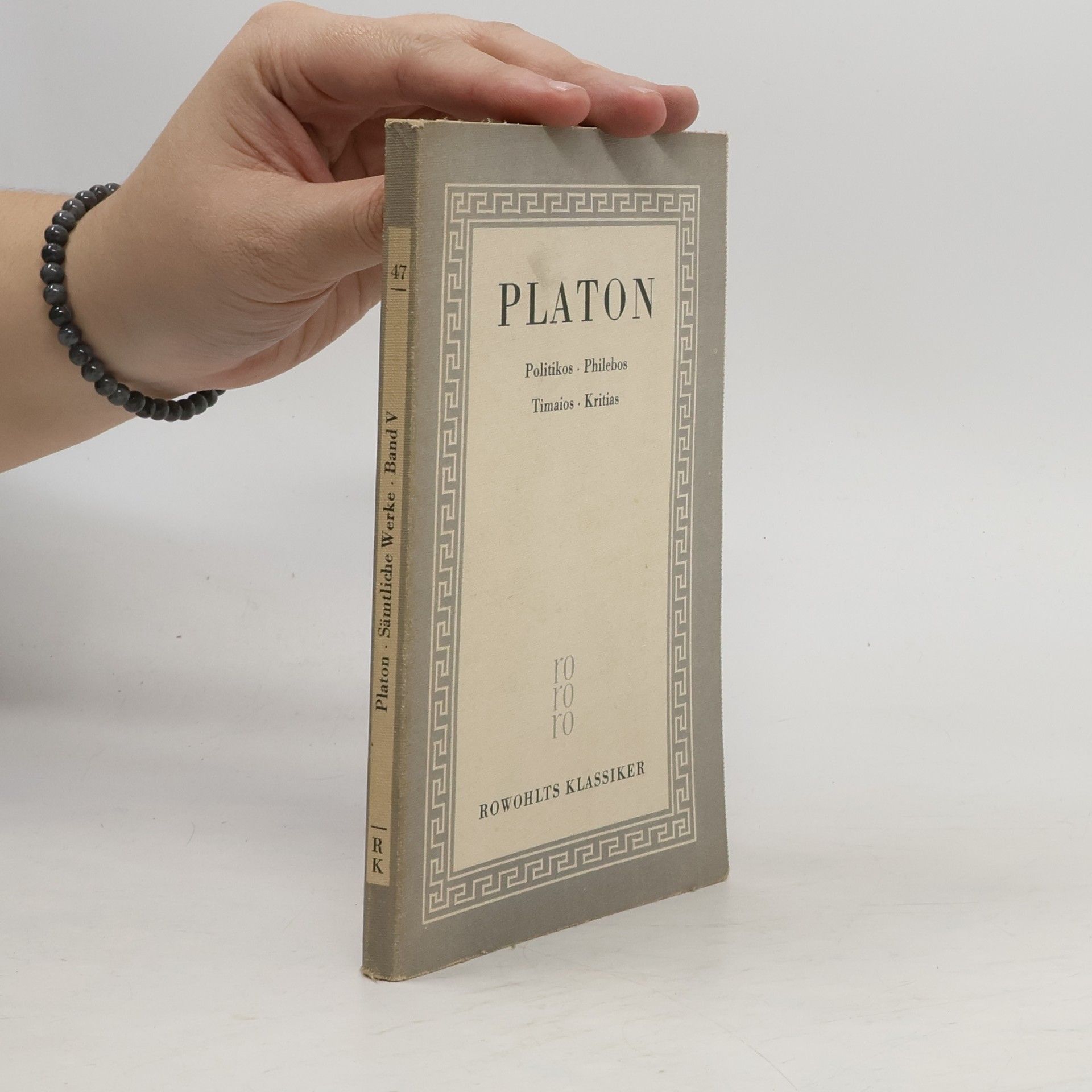 Platón Platon Sämtliche Werke. Band 5