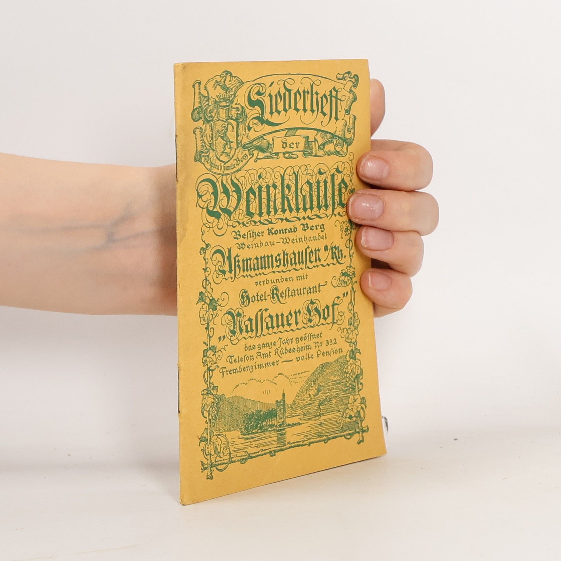 Various authors Liederheft der Weinklause